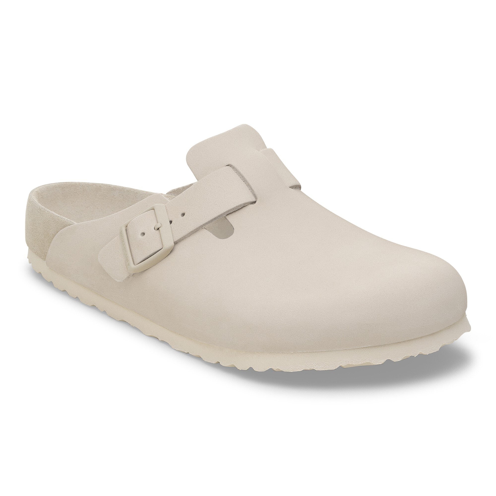 Boston Nubuck Leather in Color Oyster | BIRKENSTOCK US