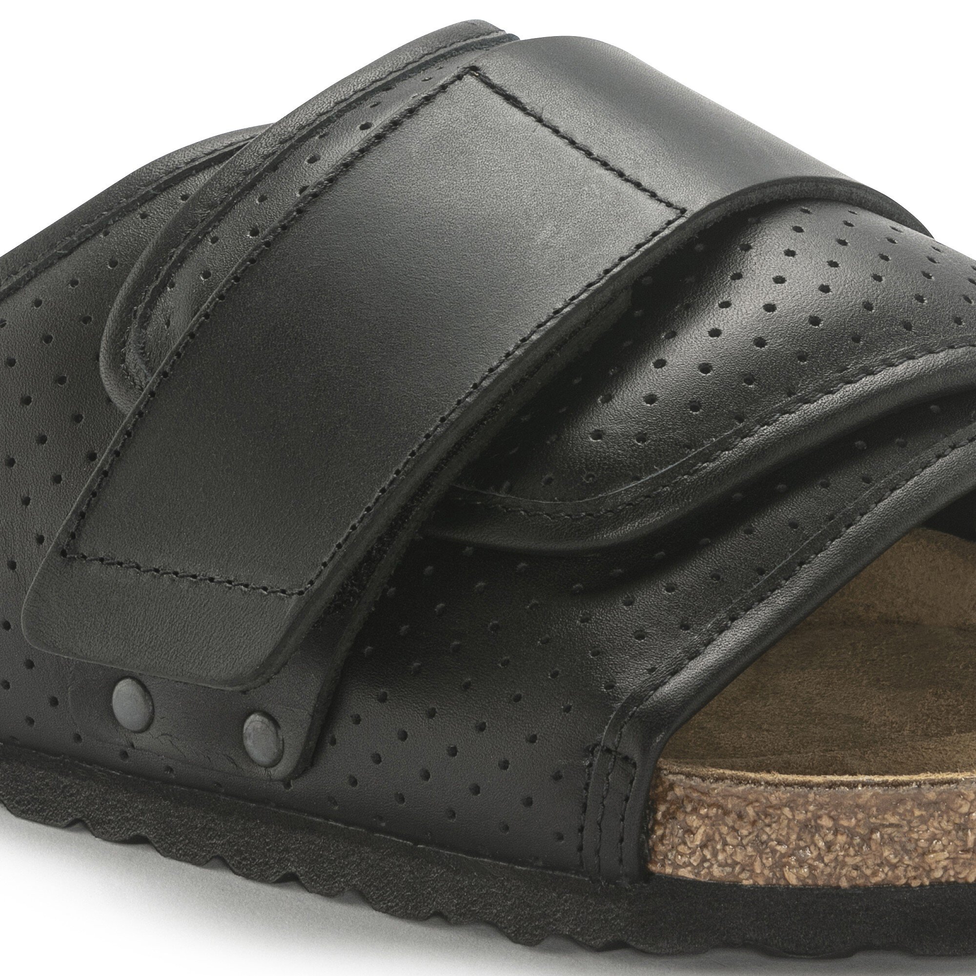 Мужские сандалии Birkenstock Kyoto Natural Leather, цвет: Чёрный — фото 5