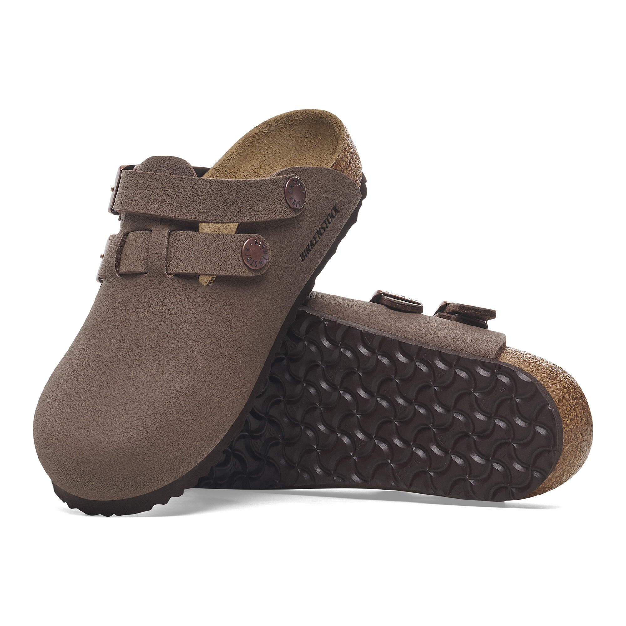 Детские сабо Birkenstock Kay Kids Birko-Flor Nubuck, цвет: Мокко — фото 6
