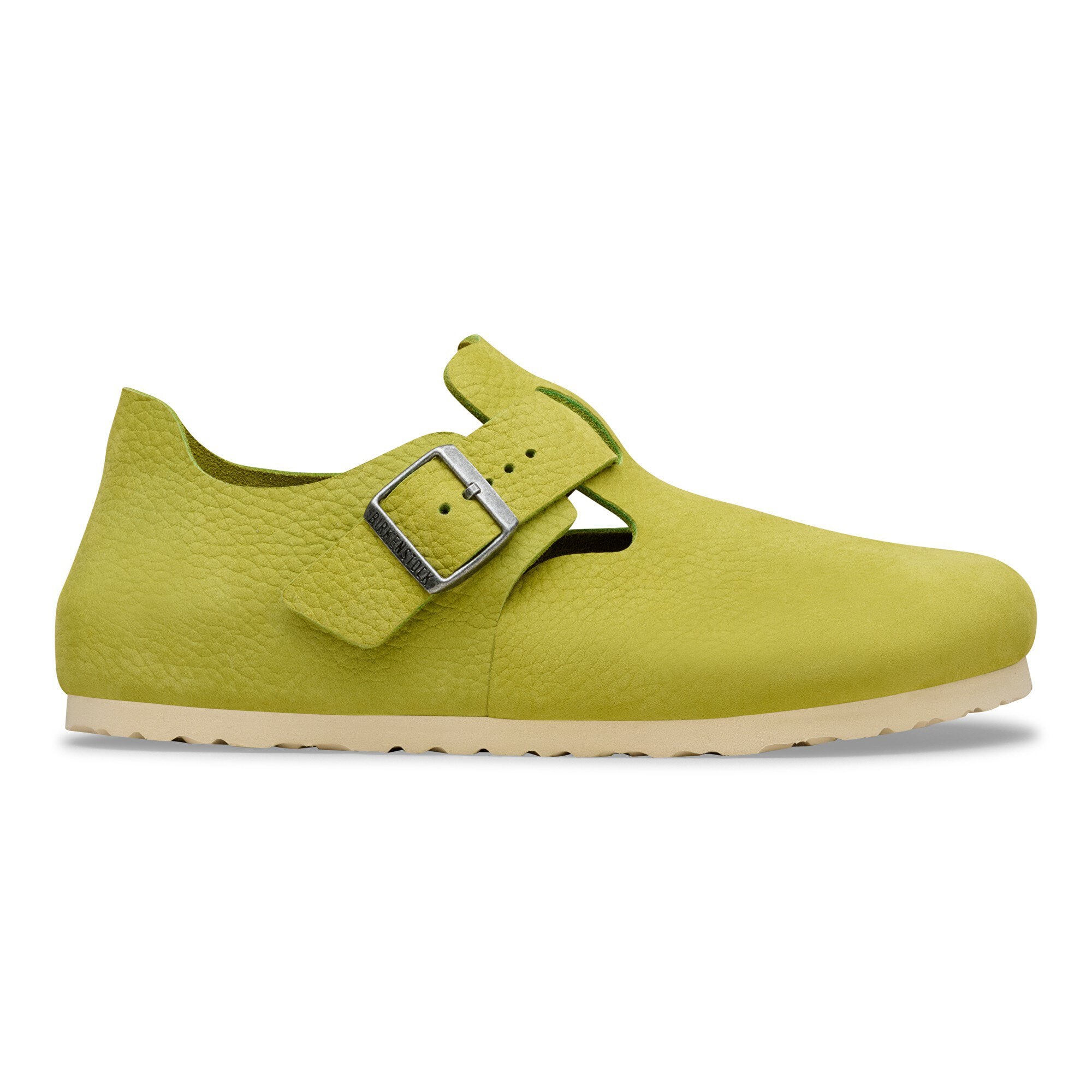 Туфли Birkenstock London Nubuck Leather, цвет: Зелёный — фото 3