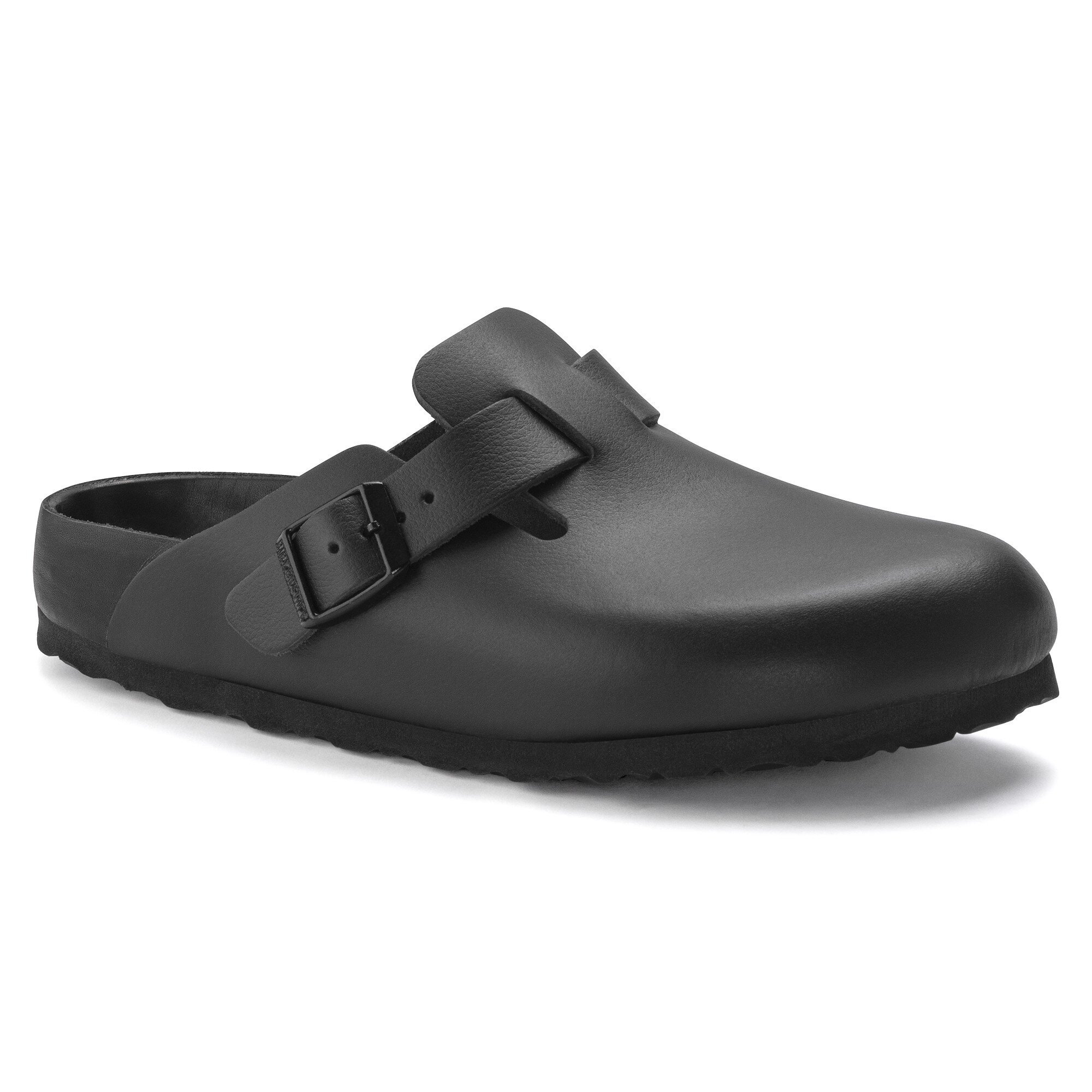 BIRKENSTOCK ボストン narrow ブラック 38 Boston Exquisite Leather in Color Black | BIRKENSTOCK US