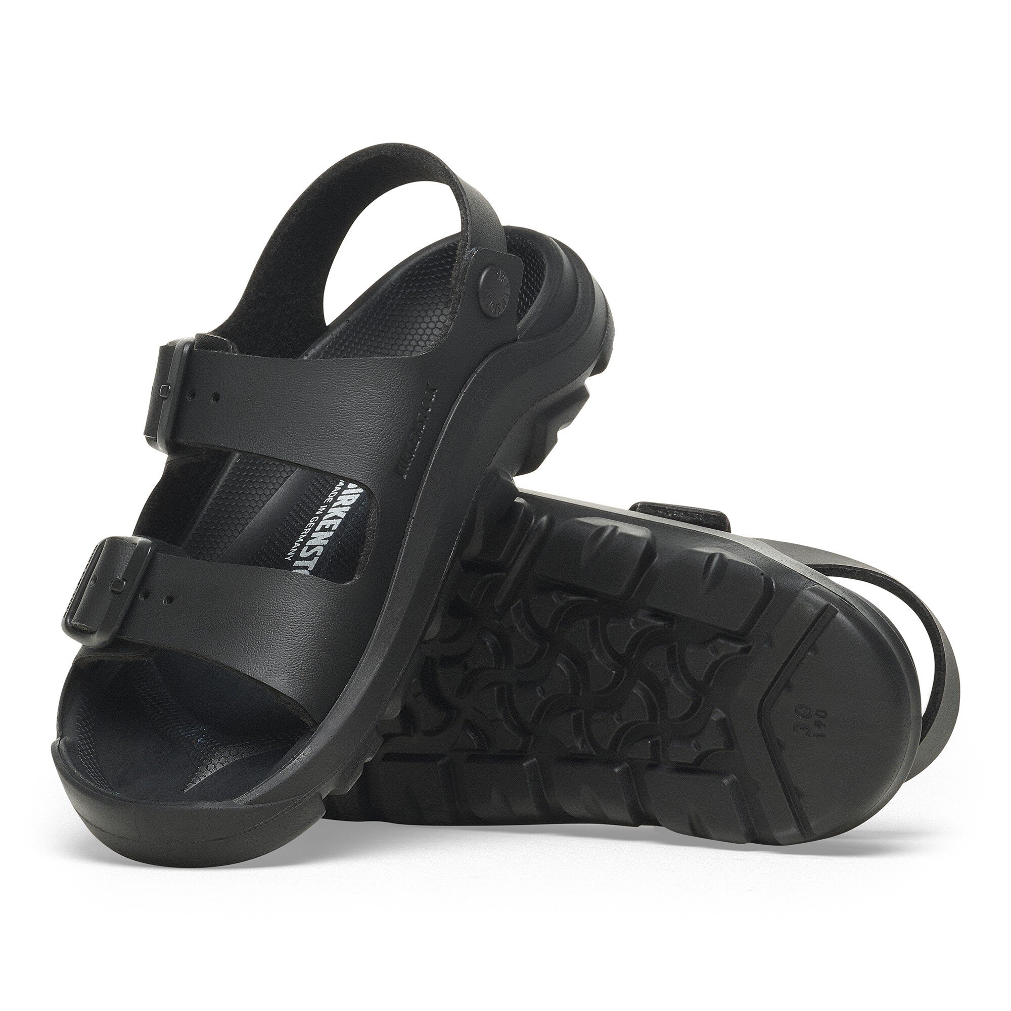 Детские сандалии Birkenstock Mogami Kids Birko-Flor, цвет: Чёрный, вариант 1 — фото 4