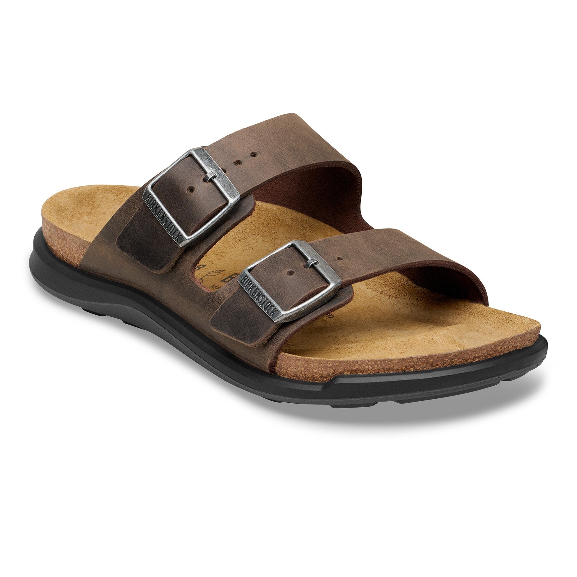 靴 BIRKENSTOCK 42 Birkenstock Arizona black oiled leather
