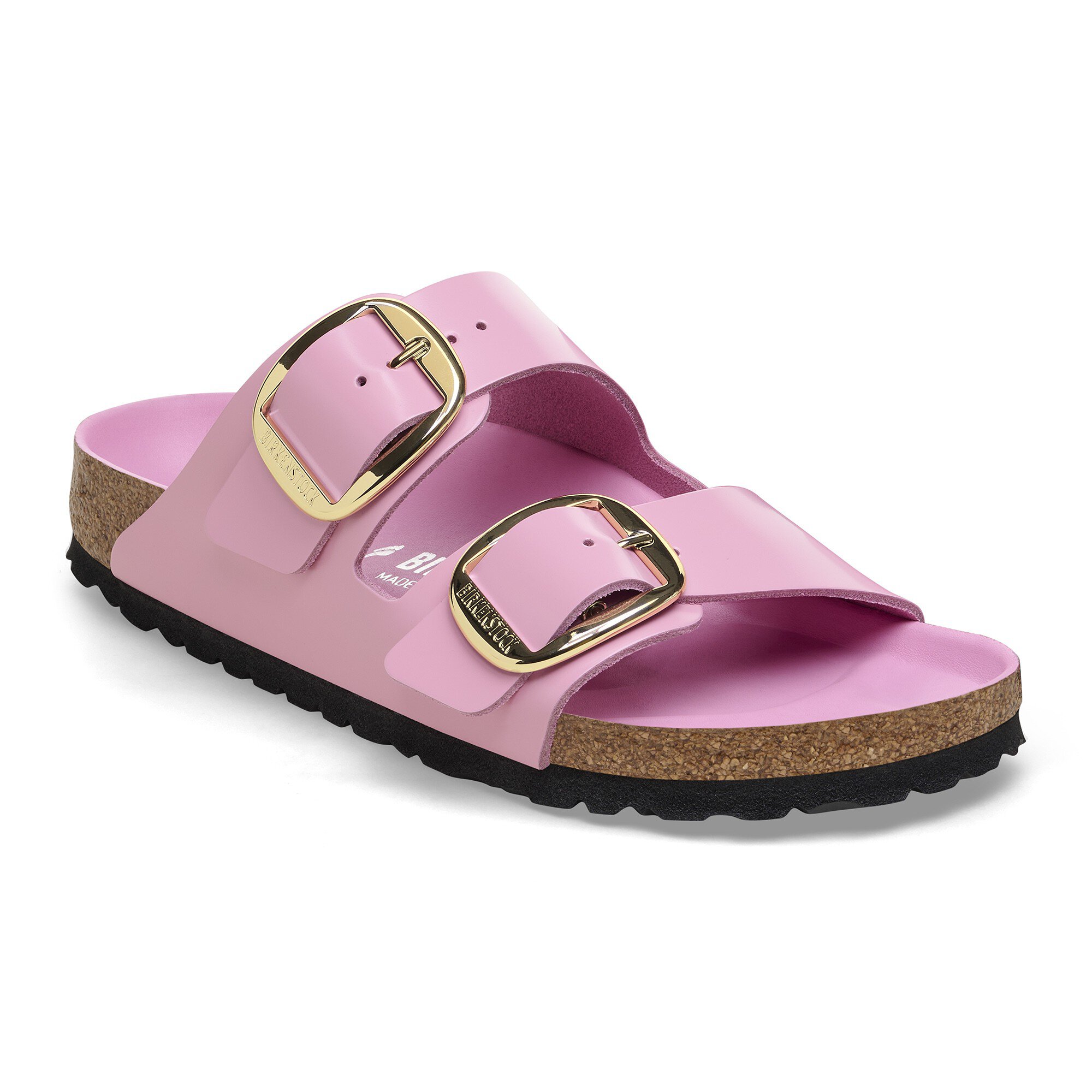 Arizona Big Buckle Natural Leather Patent in Color High Shine
