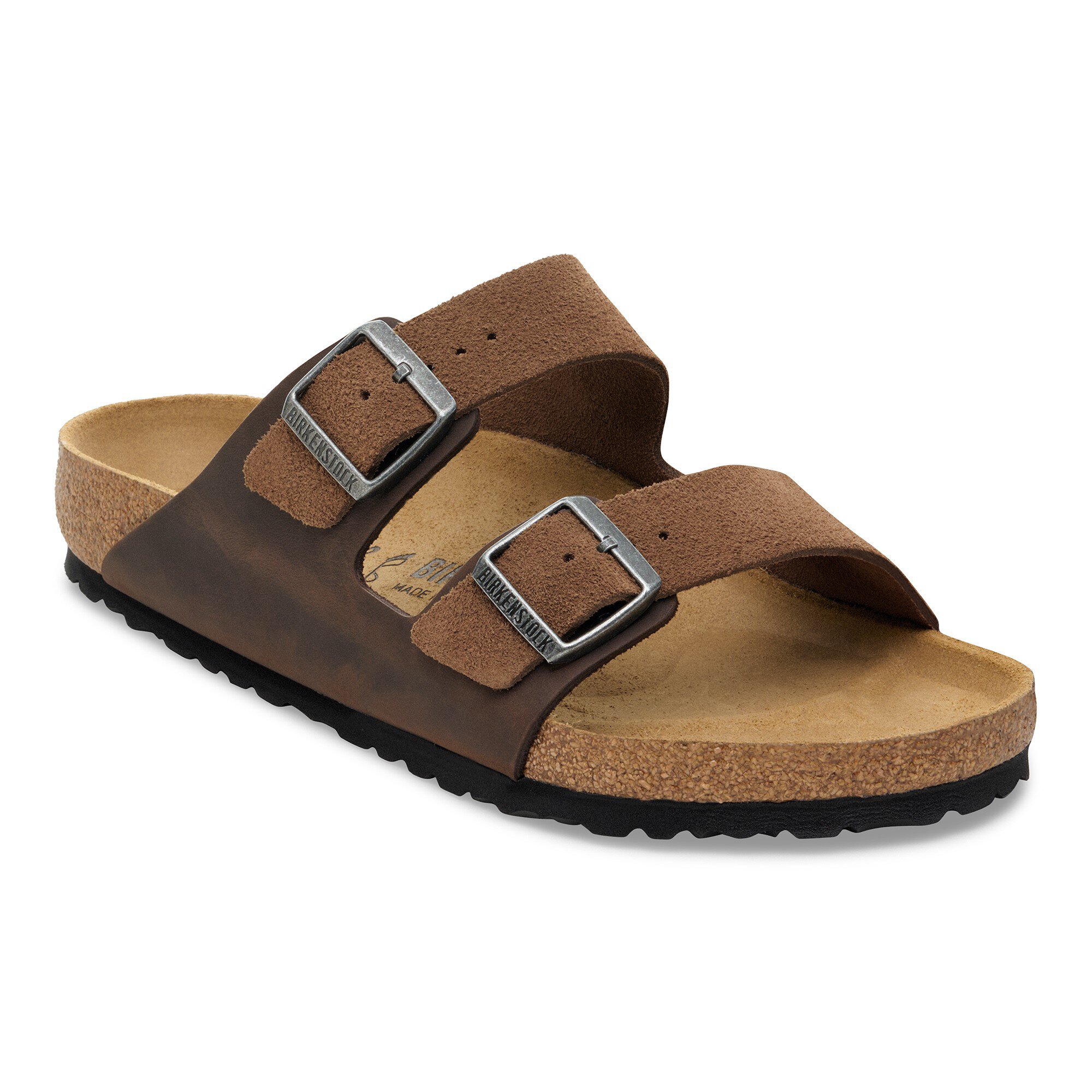 Arizona Mixed Leather in Color Dark Tea | BIRKENSTOCK US