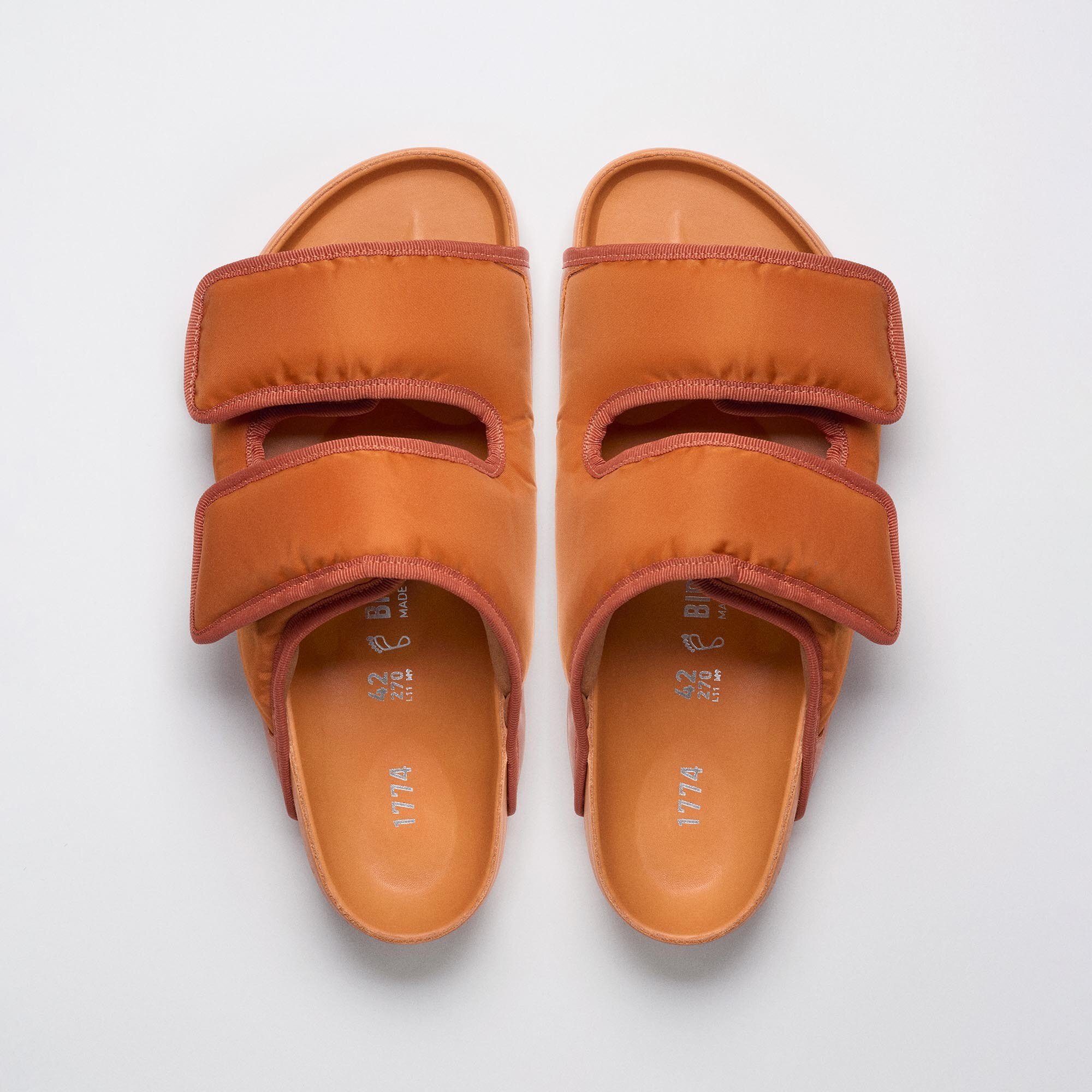 1774 Arizona Cosny Nylon in Color Burnt Orange | BIRKENSTOCK US