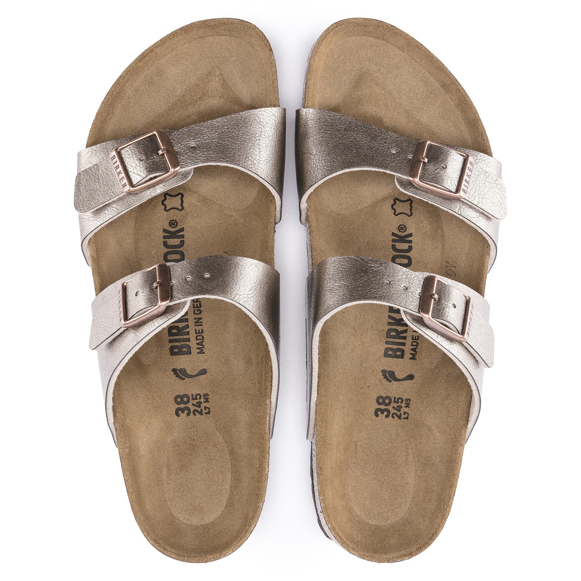Женские сандалии Birkenstock Sydney Birko-Flor, цвет: Серо-коричневый — фото 2