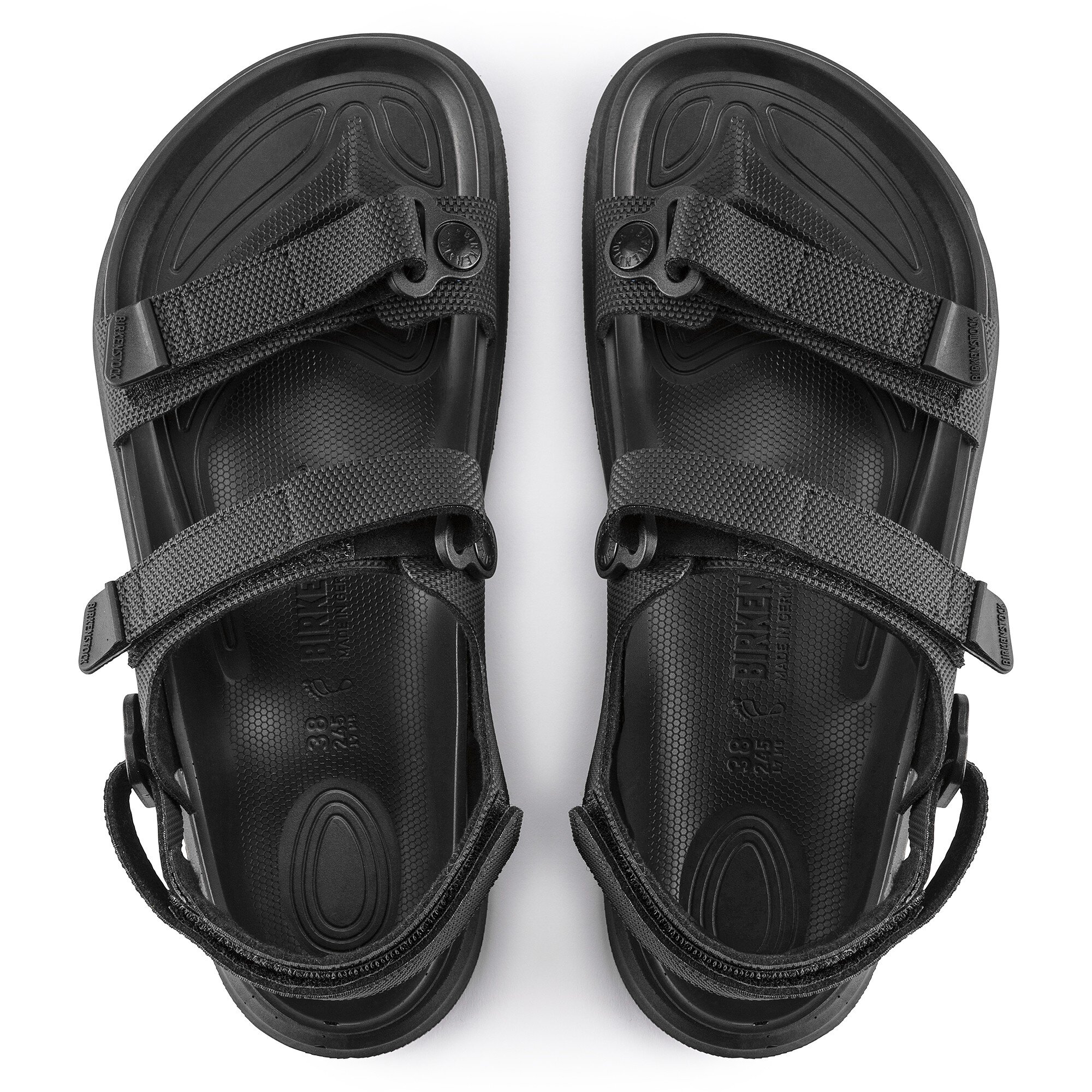 Женские сандалии Birkenstock Kalahari Women Birko-Flor, цвет: Чёрный — фото 2