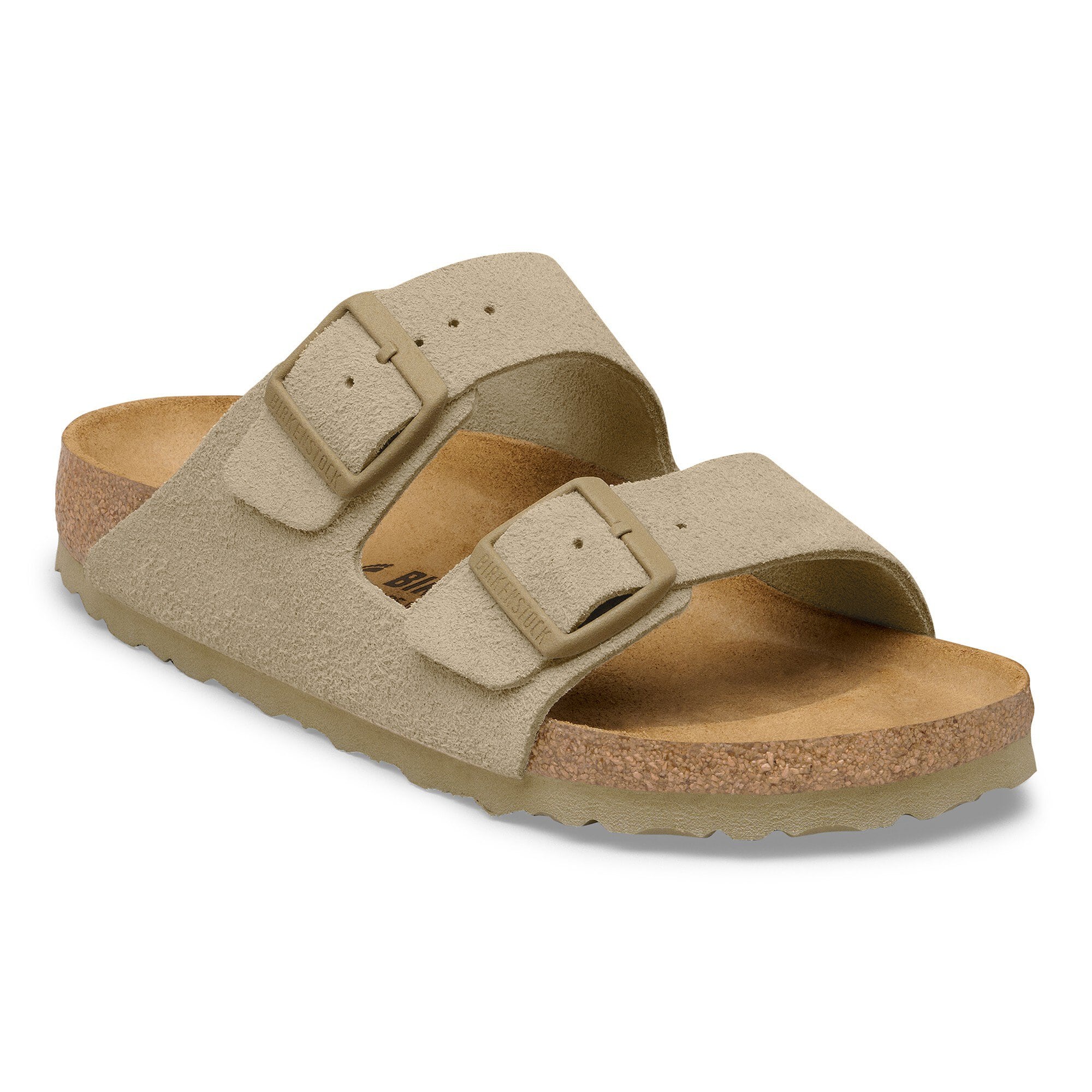Arizona Suede Leather in Color Faded Khaki | BIRKENSTOCK US