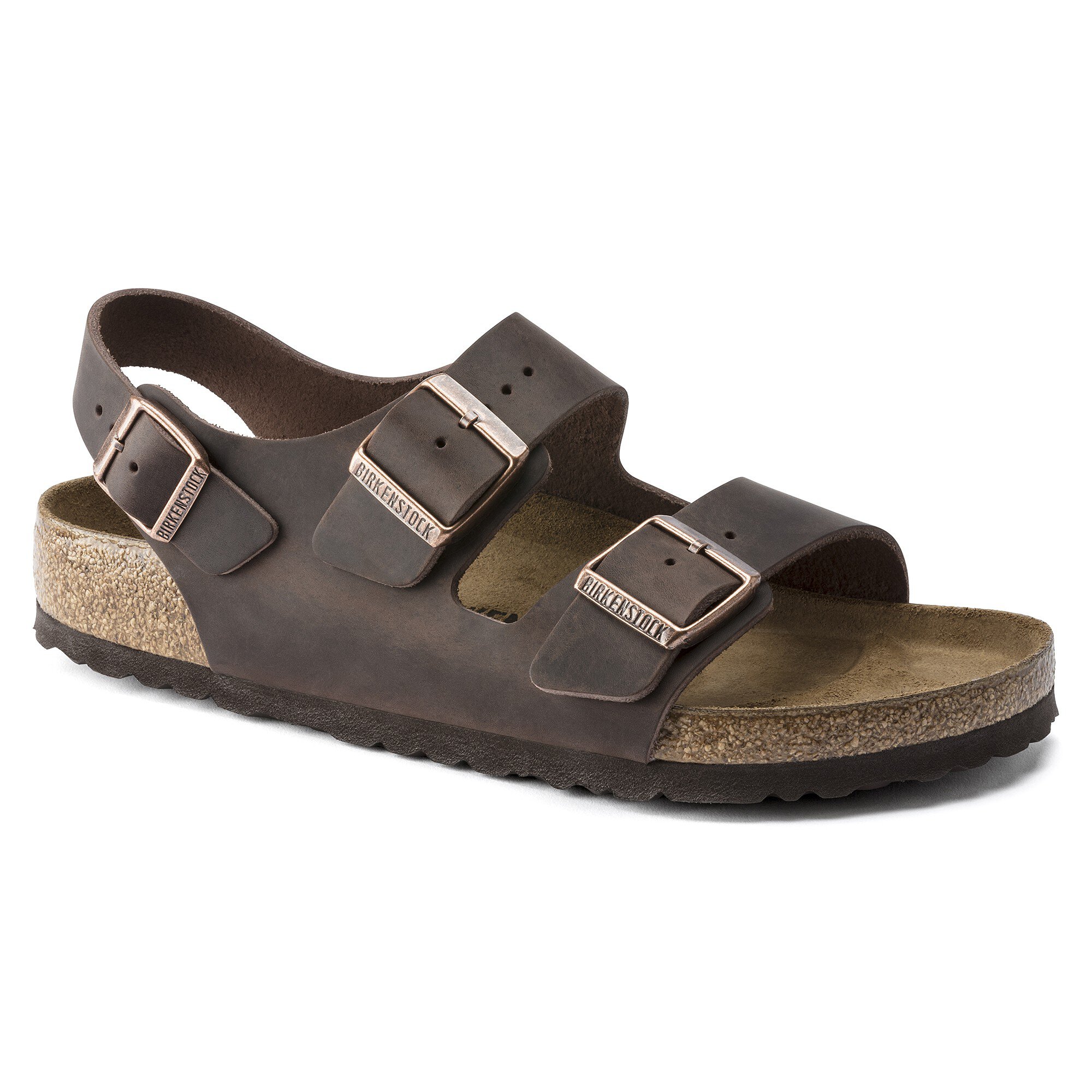 Milano Oiled Leather in Color Habana | BIRKENSTOCK US