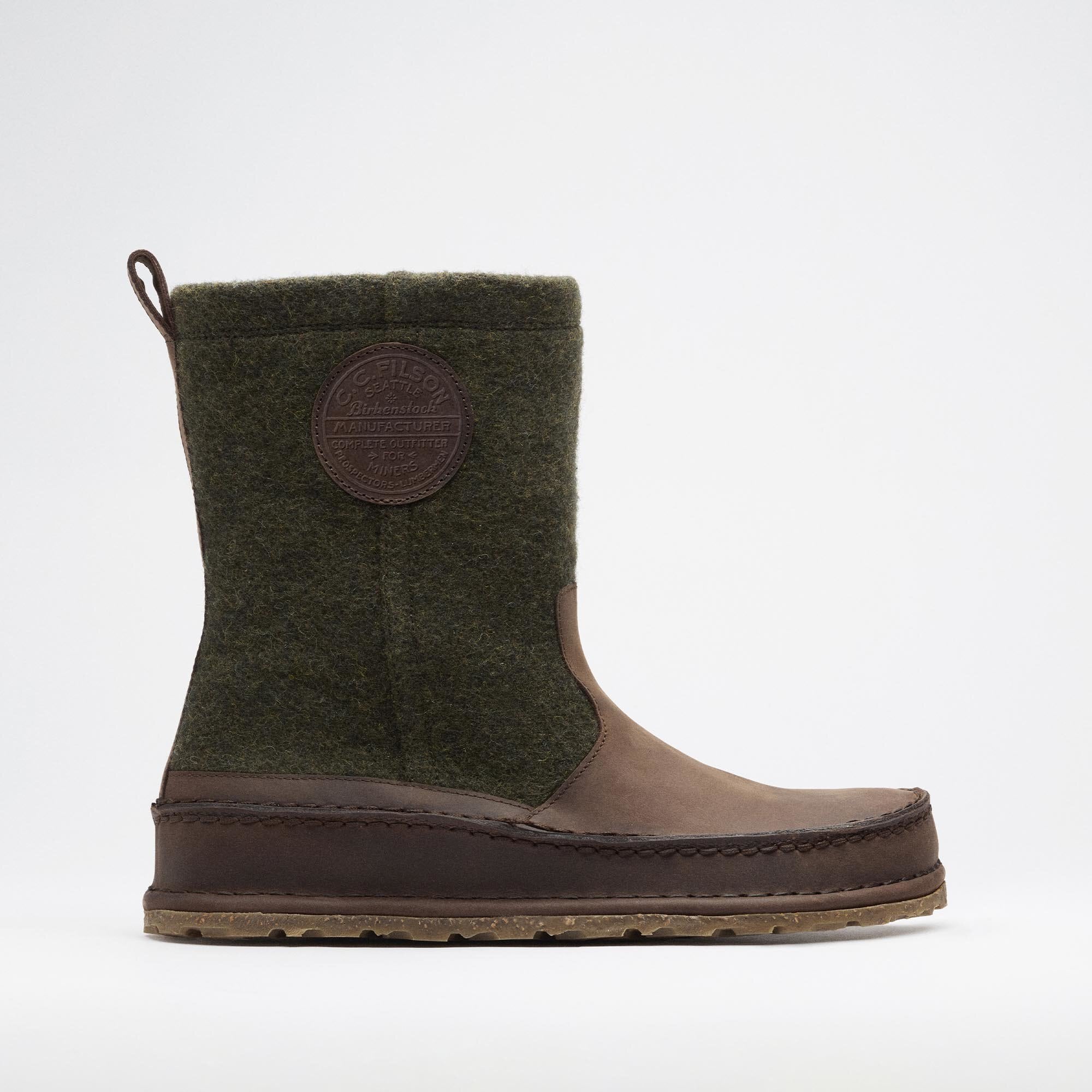 BIRKENSTOCK Maine フェルトブーツ モカ サイズ: 24cm 冬はウールフェルトのボストンで。ビルケンシュトックとCNCPTが4度目の
