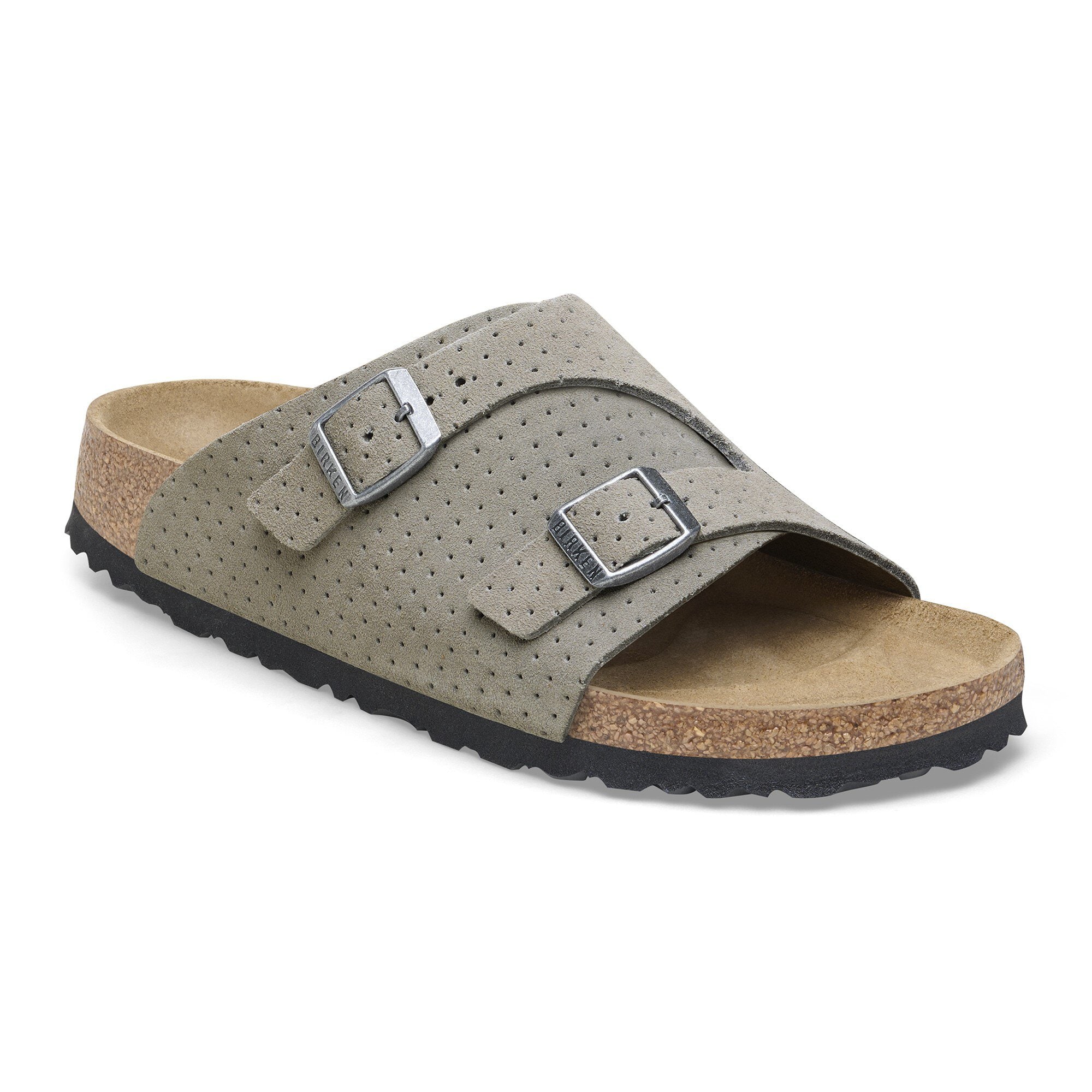 Zürich Suede Embossed in Color Dotted Stone Coin | BIRKENSTOCK US