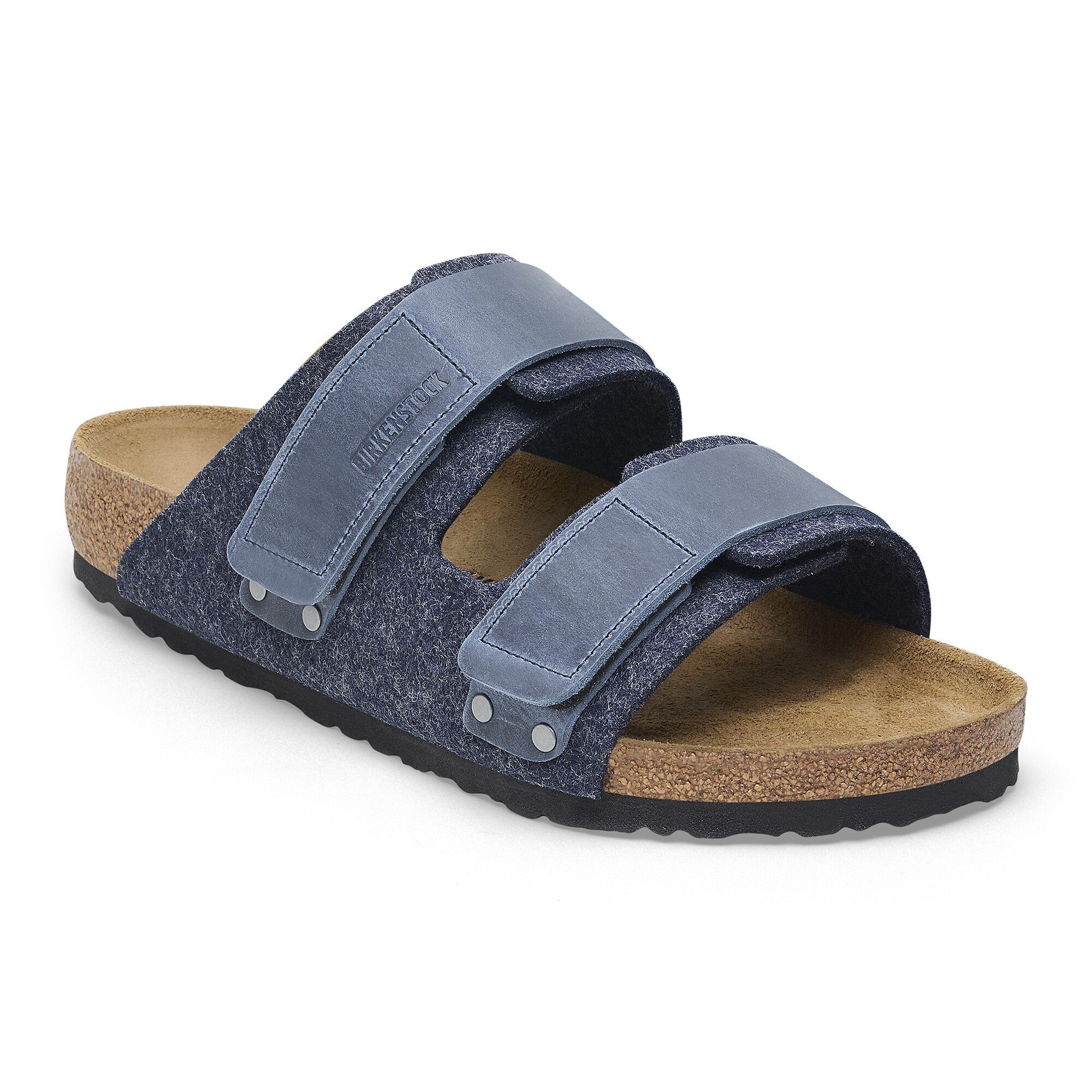 Uji Natural Leather-Felt in Color Midnight Blue | BIRKENSTOCK US