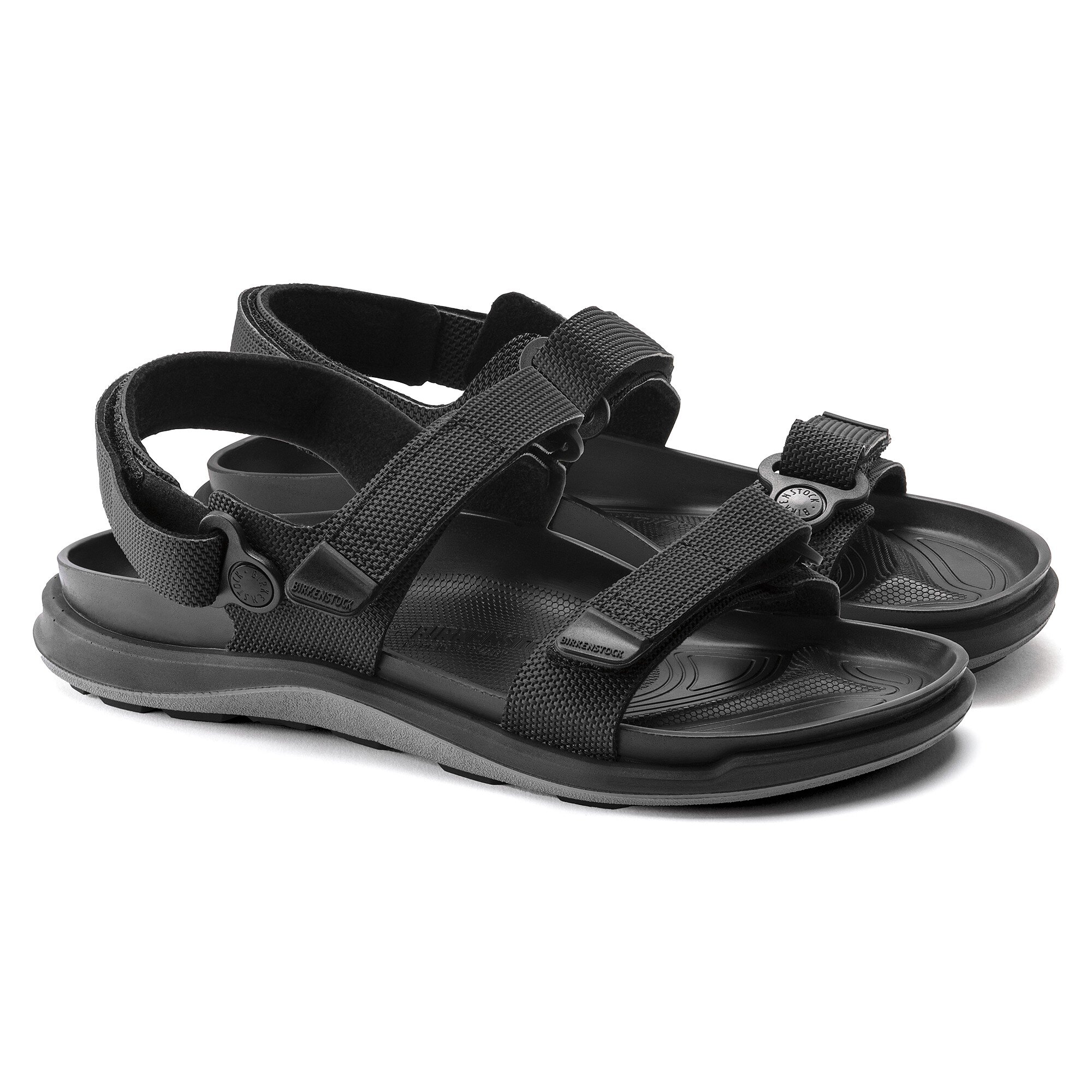 Женские сандалии Birkenstock Kalahari Women Birko-Flor, цвет: Чёрный — фото 4