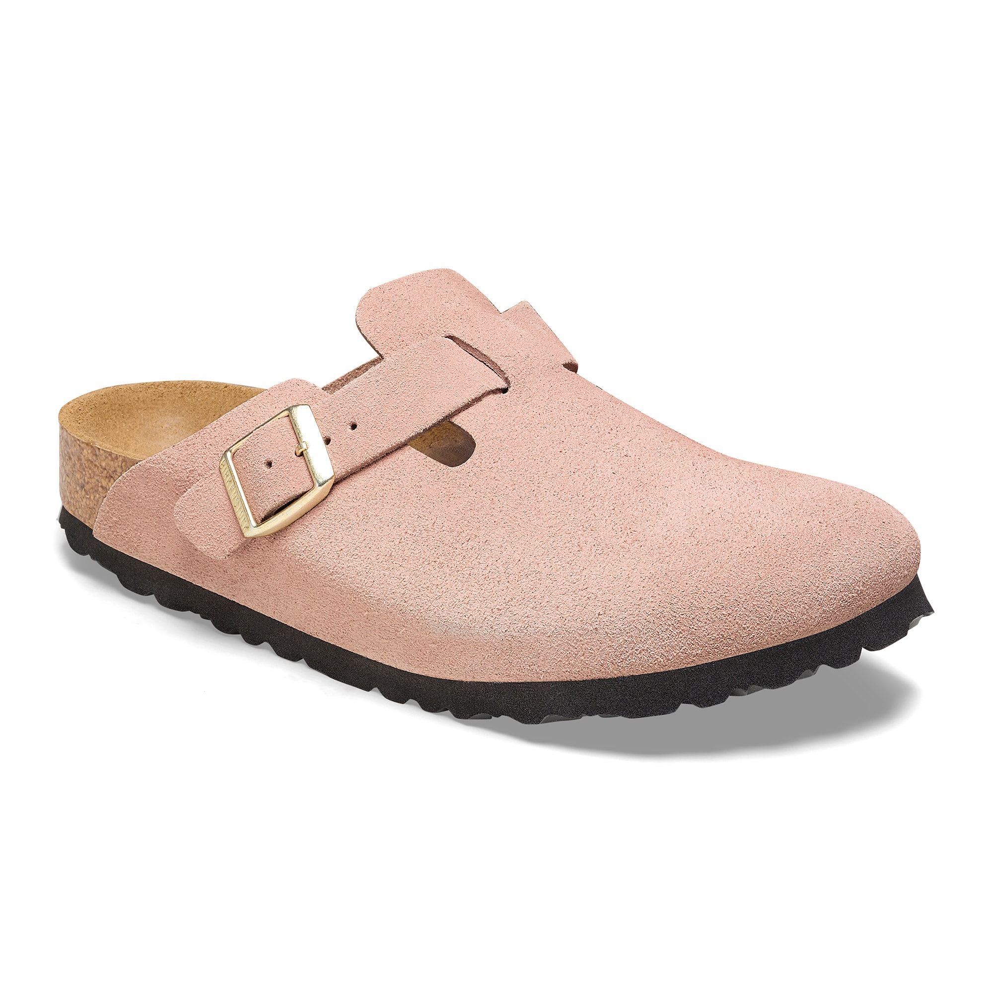 Boston Suede Leather in Color Light Rose | BIRKENSTOCK US