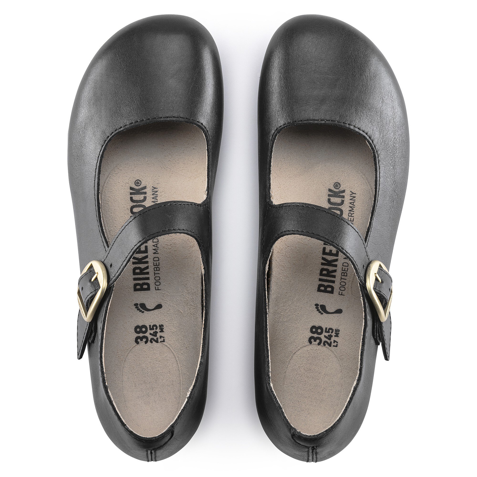 Женская обувь Birkenstock Tracy Natural Leather, цвет: Чёрный — фото 2