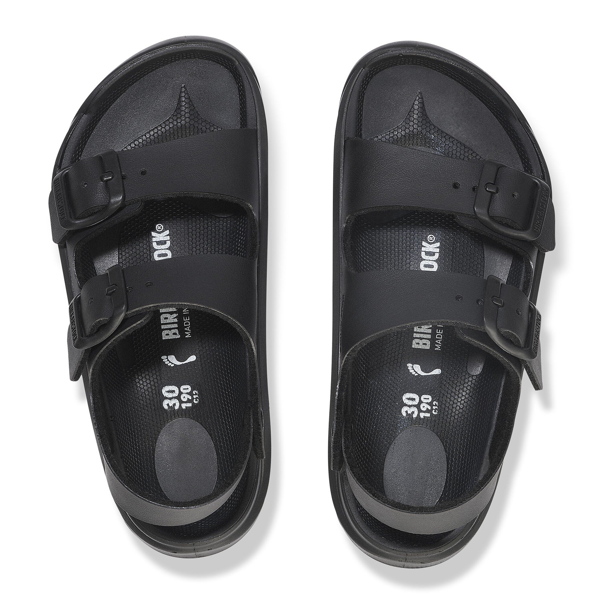 Детские сандалии Birkenstock Mogami Kids Birko-Flor, цвет: Чёрный, вариант 1 — фото 2