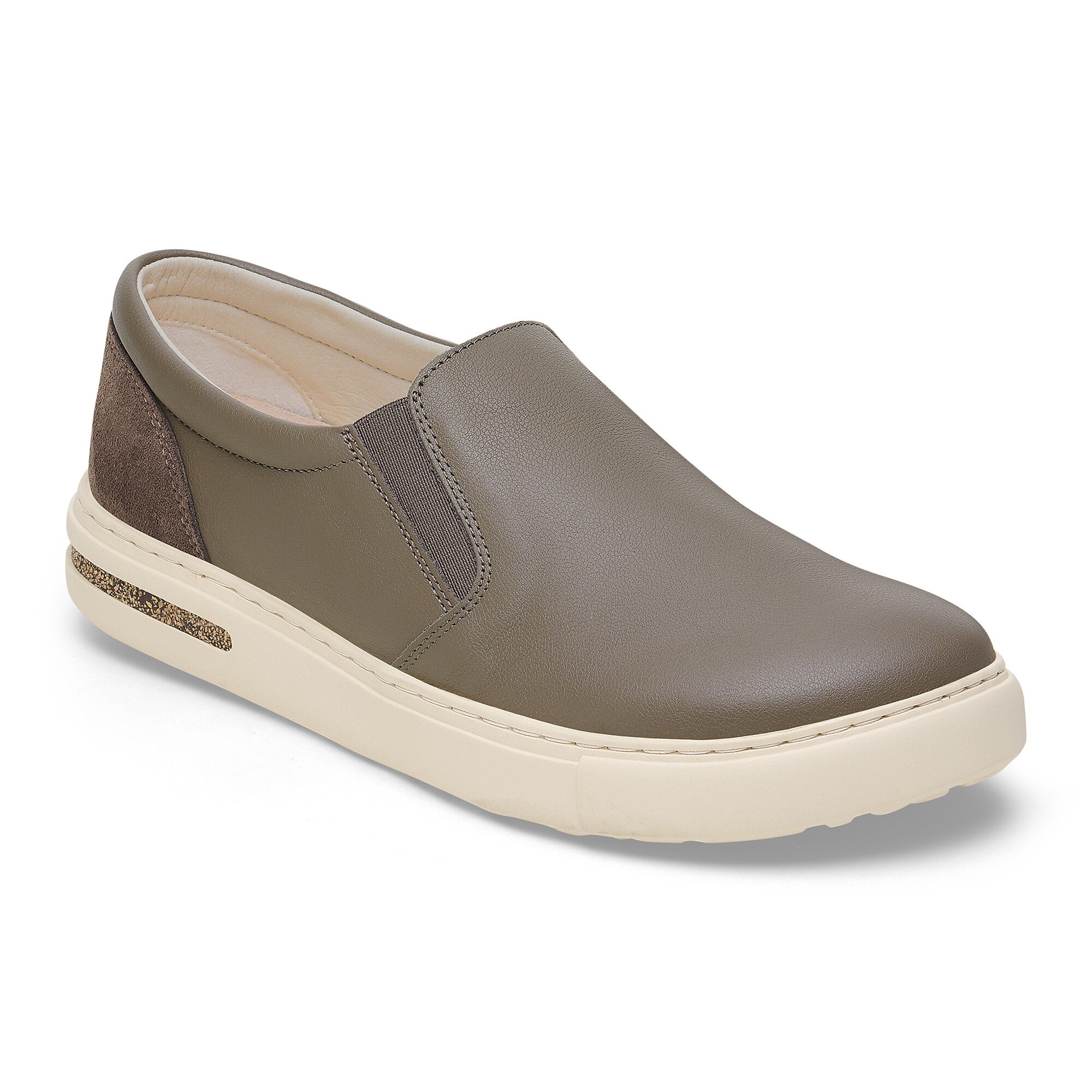 Oswego Mixed Leather in Color Concrete Gray BIRKENSTOCK US