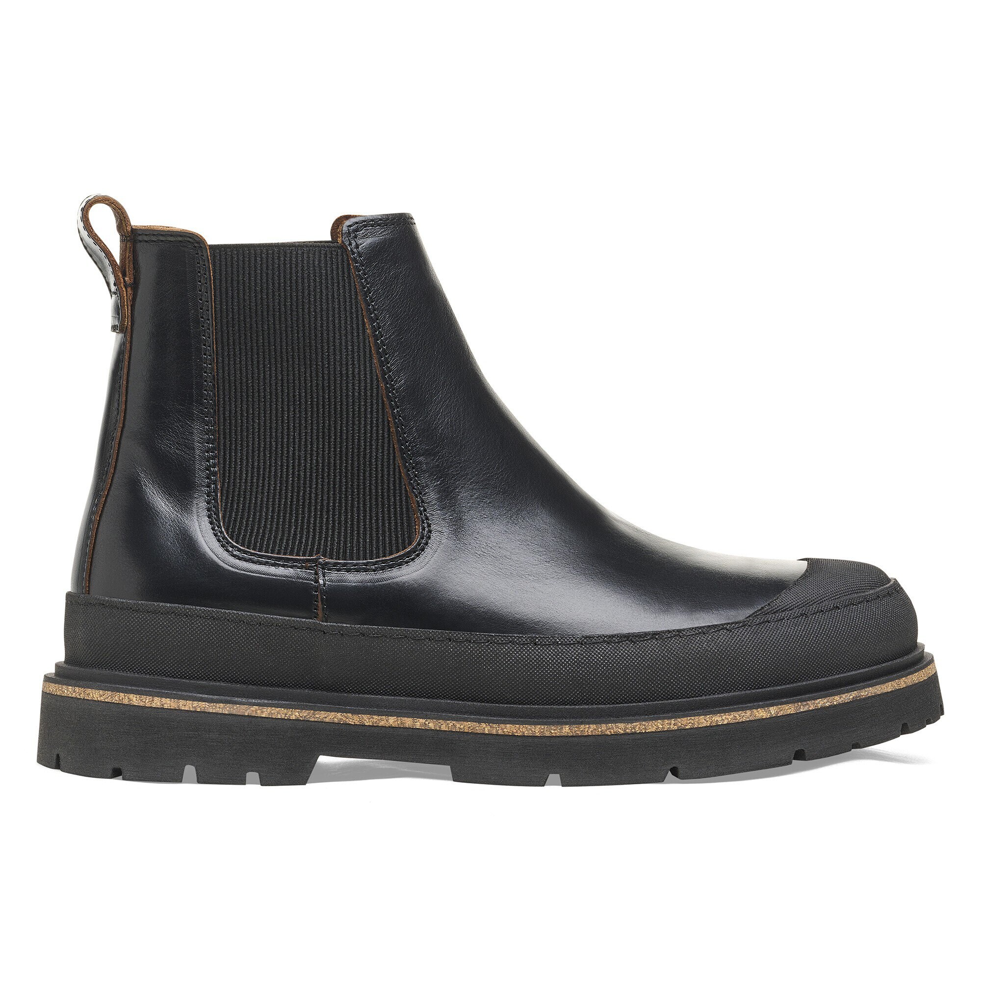 Мужские ботинки Birkenstock Prescott Slip On Men Waxy Leather, цвет: Чёрный — фото 3