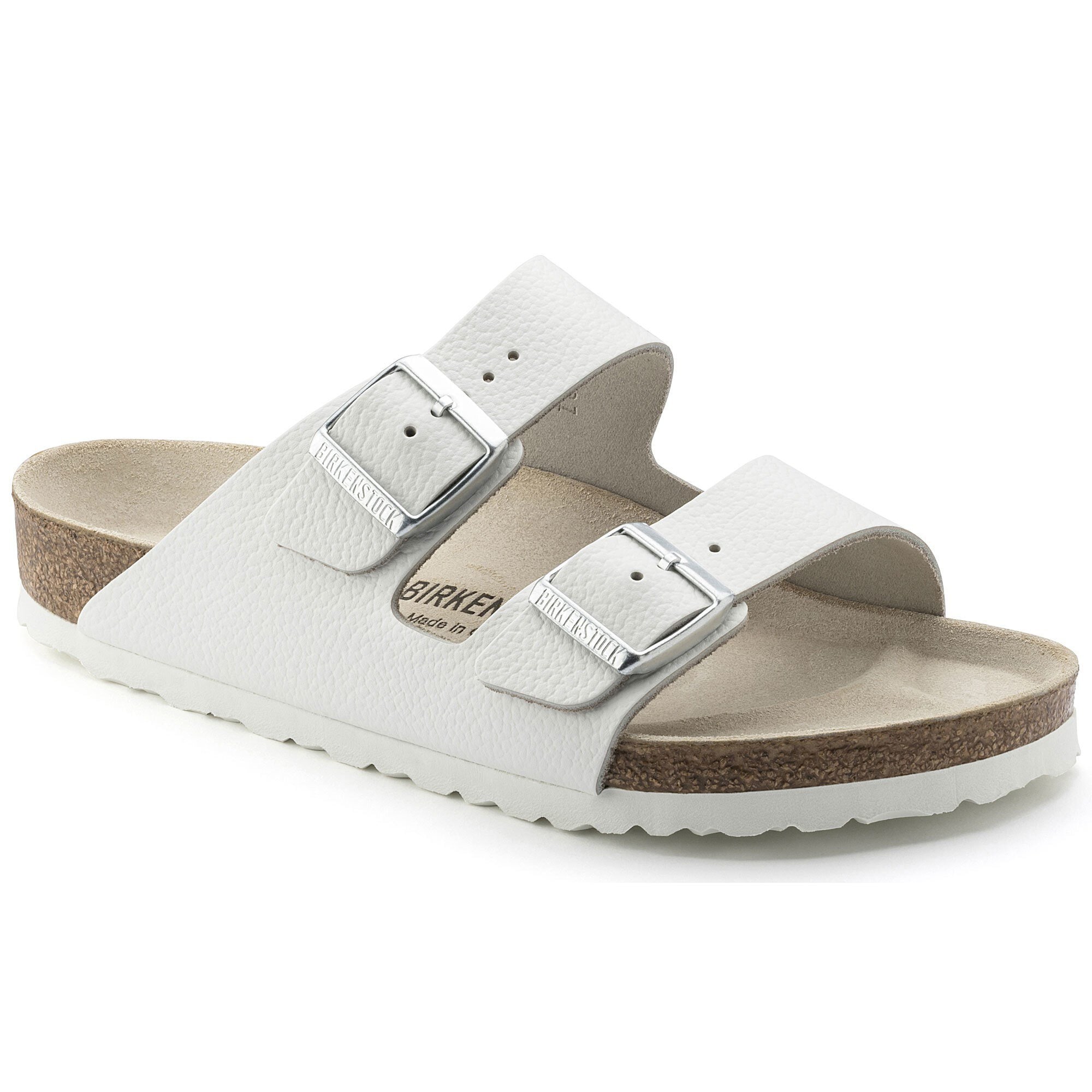 BIRKENSTOCK Arizona 39 レザー Arizona Leather in Color White | BIRKENSTOCK US