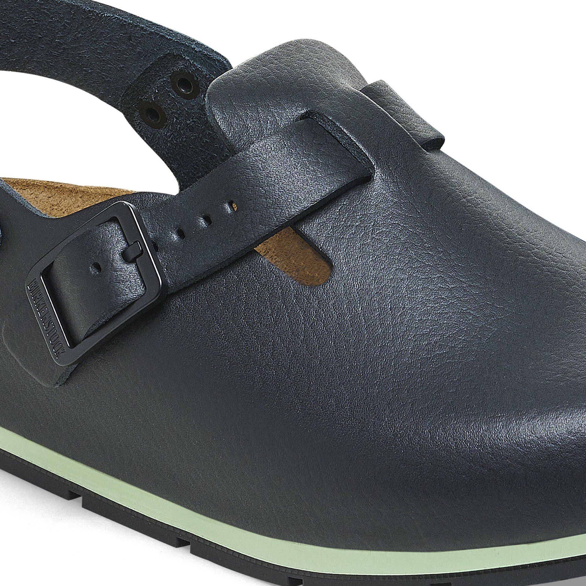 Сабо Birkenstock Tokio PRO Natural Leather Coated, цвет: Чёрный — фото 6