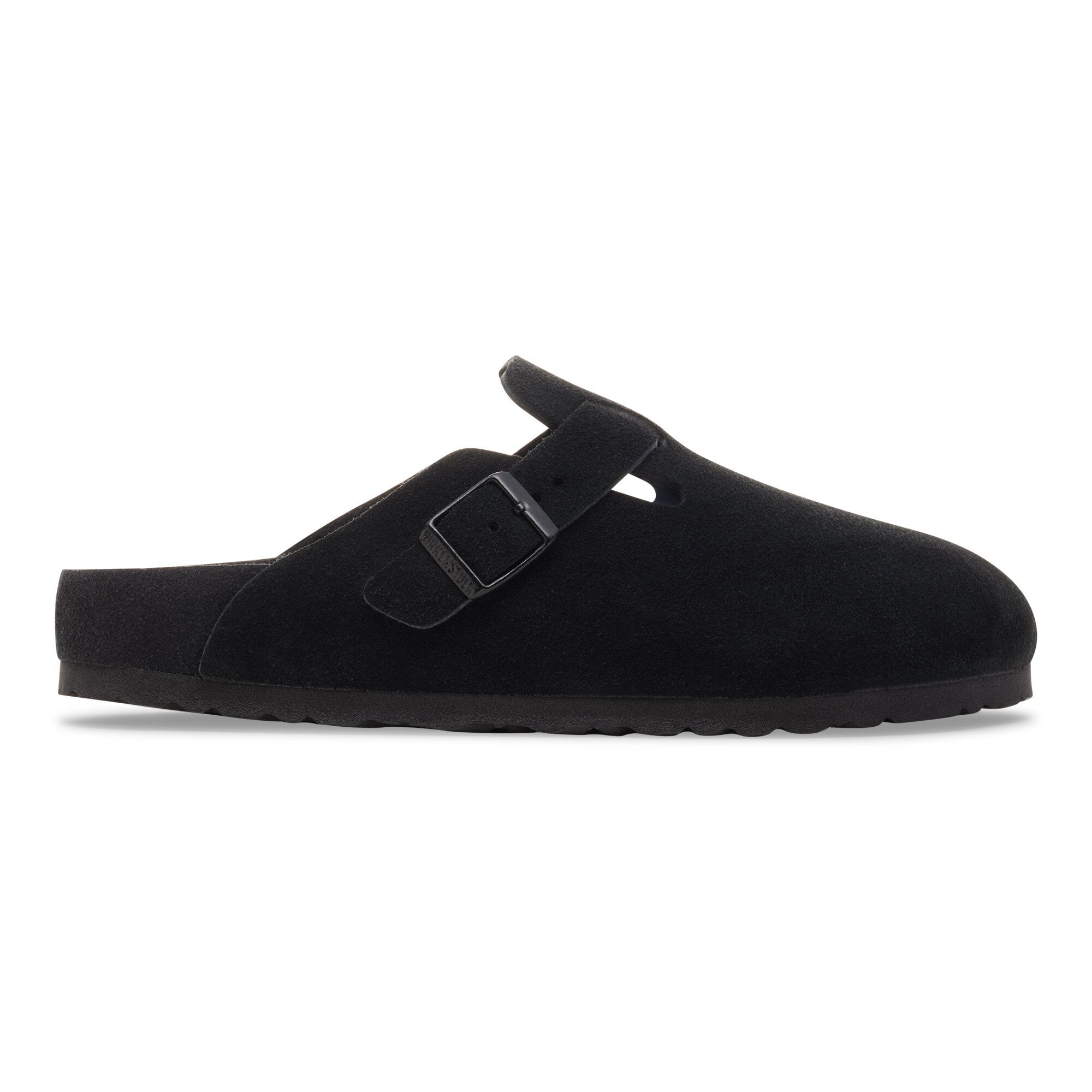 Сабо Birkenstock Boston Suede Leather, цвет: Чёрный — фото 3
