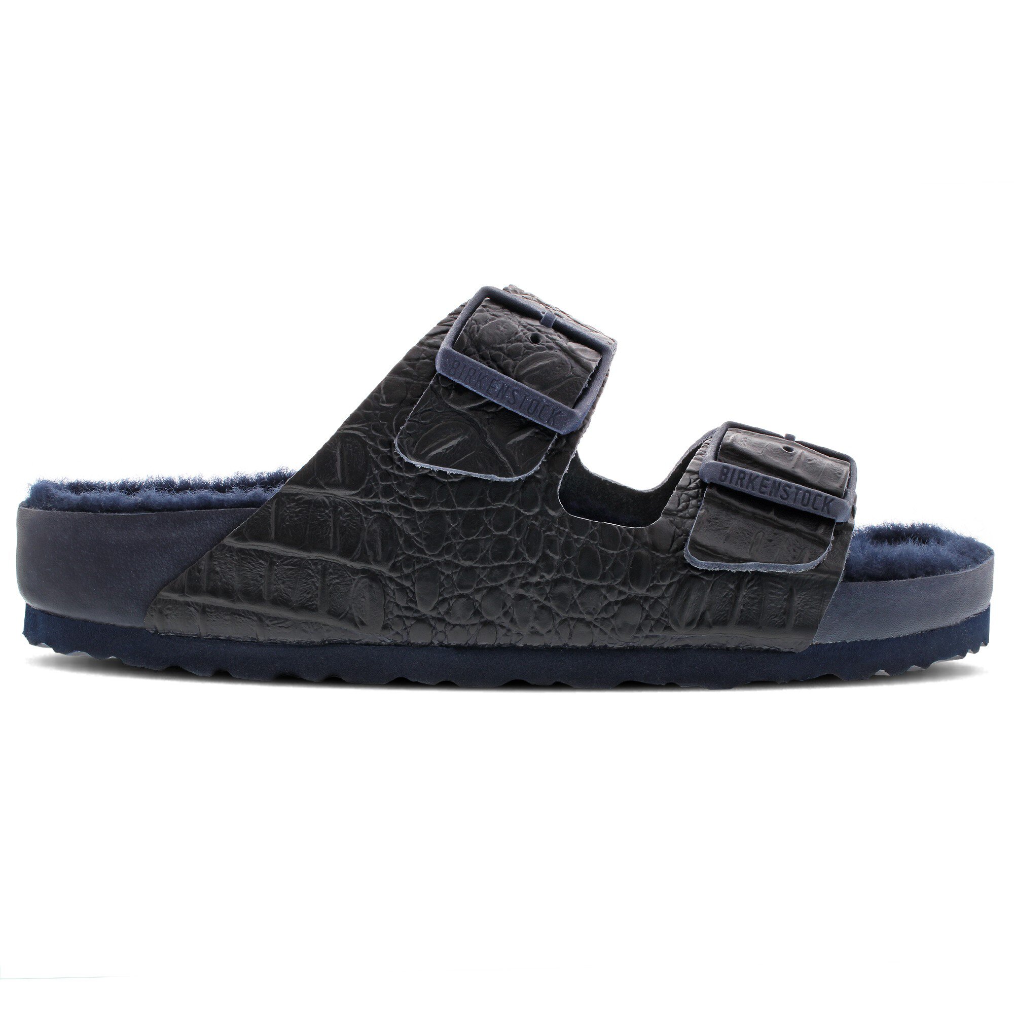 Женские сандалии Birkenstock Arizona Natural Leather, цвет: Тёмно-синий — фото 2