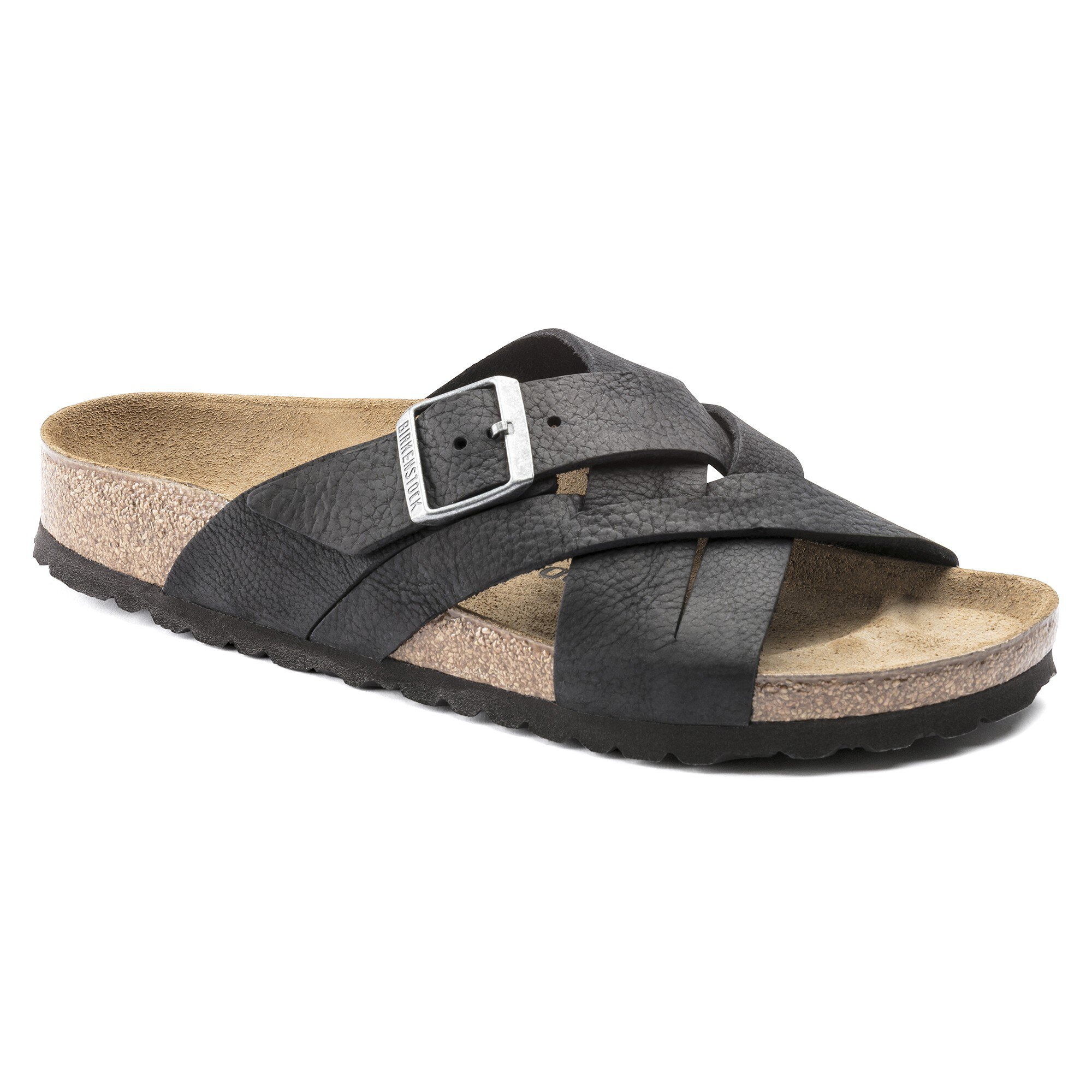 Lugano Oiled Leather in Color Camberra Old Black 