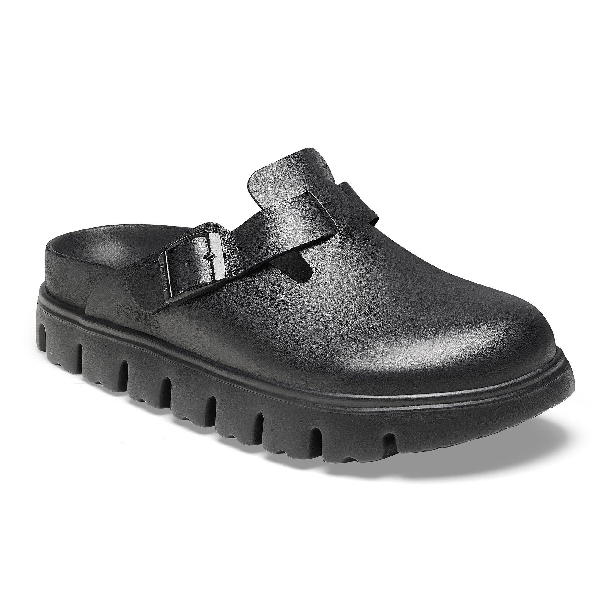 Boston Chunky Leather in Color Black | BIRKENSTOCK US