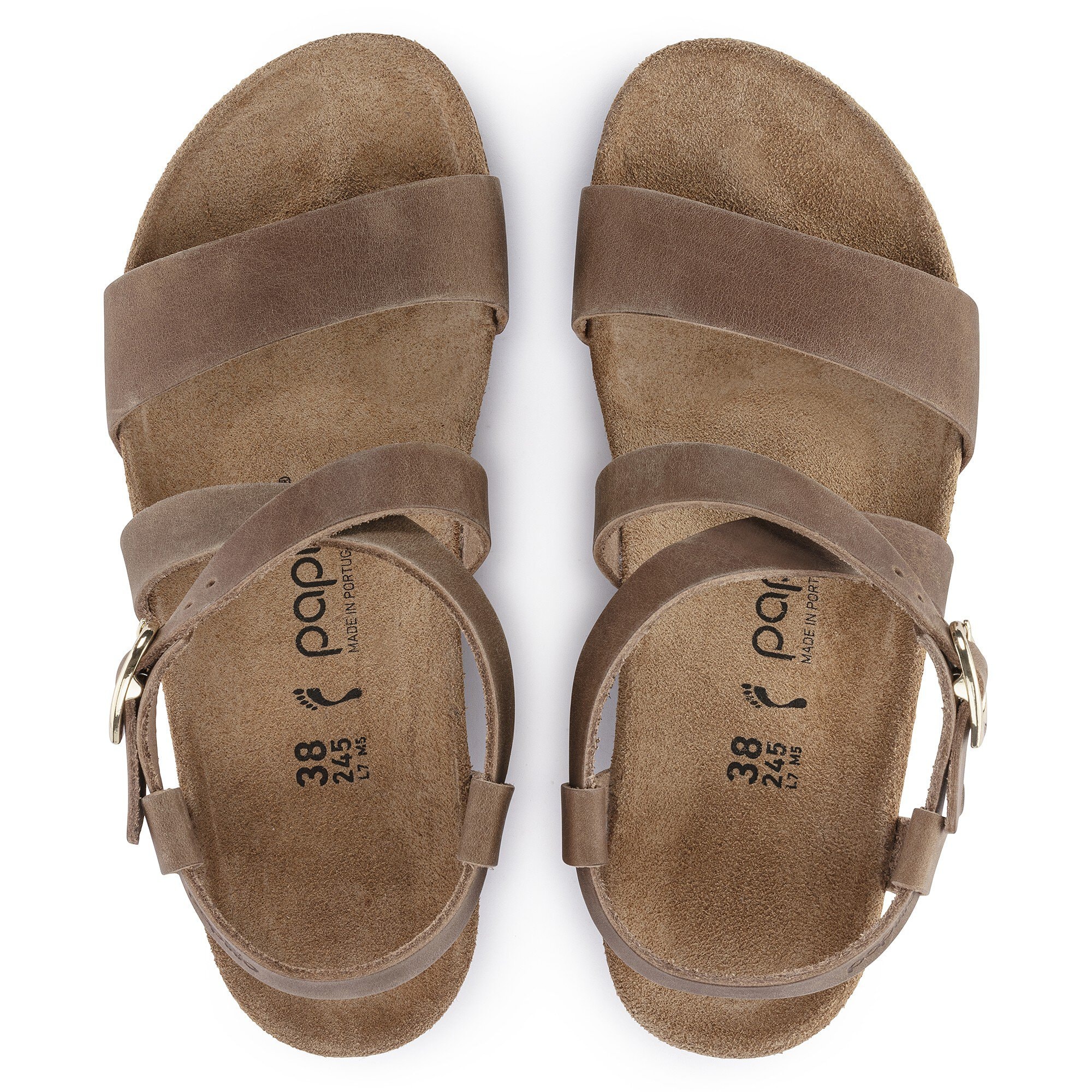 Женские украшения Birkenstock Sibyl Ring-Buckle Natural Leather, цвет: Коньячный — фото 2