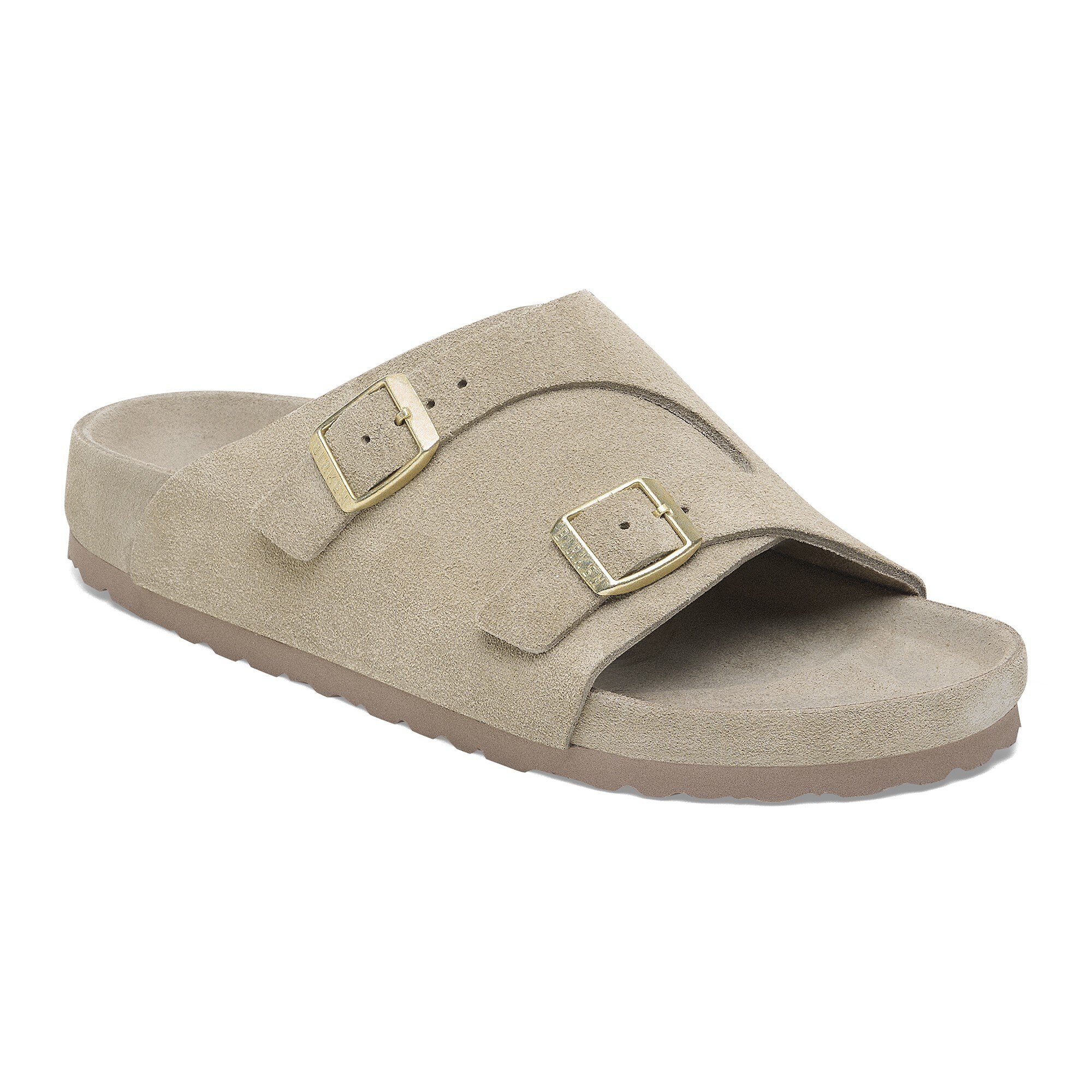 Zürich Suede Leather in Color Taupe | BIRKENSTOCK US