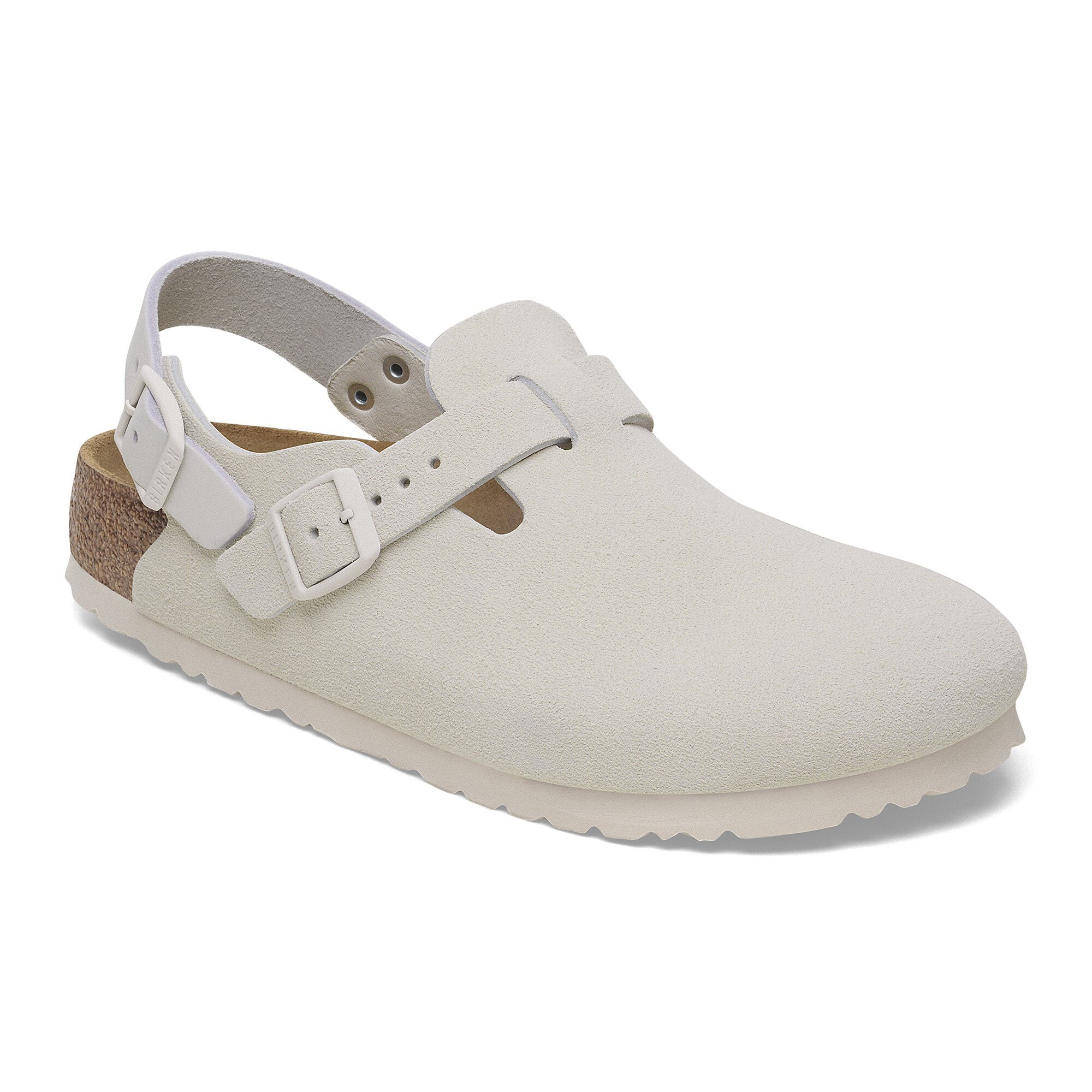 Tokio Suede Leather in Color Antique White | BIRKENSTOCK US