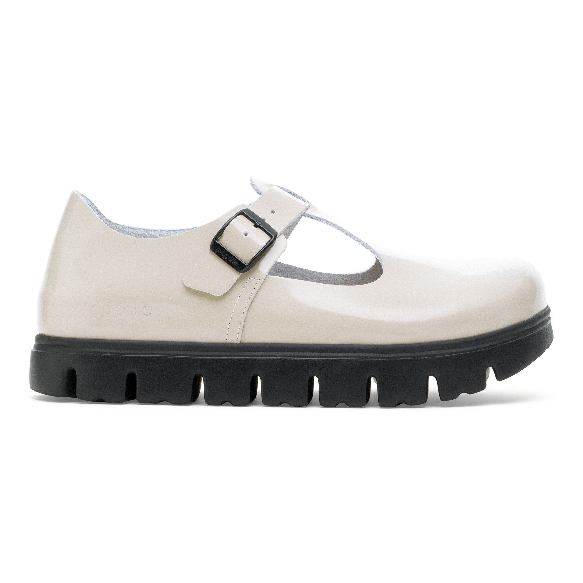 Туфли Birkenstock Paris Chunky Natural Leather, цвет: Устричный — фото 3