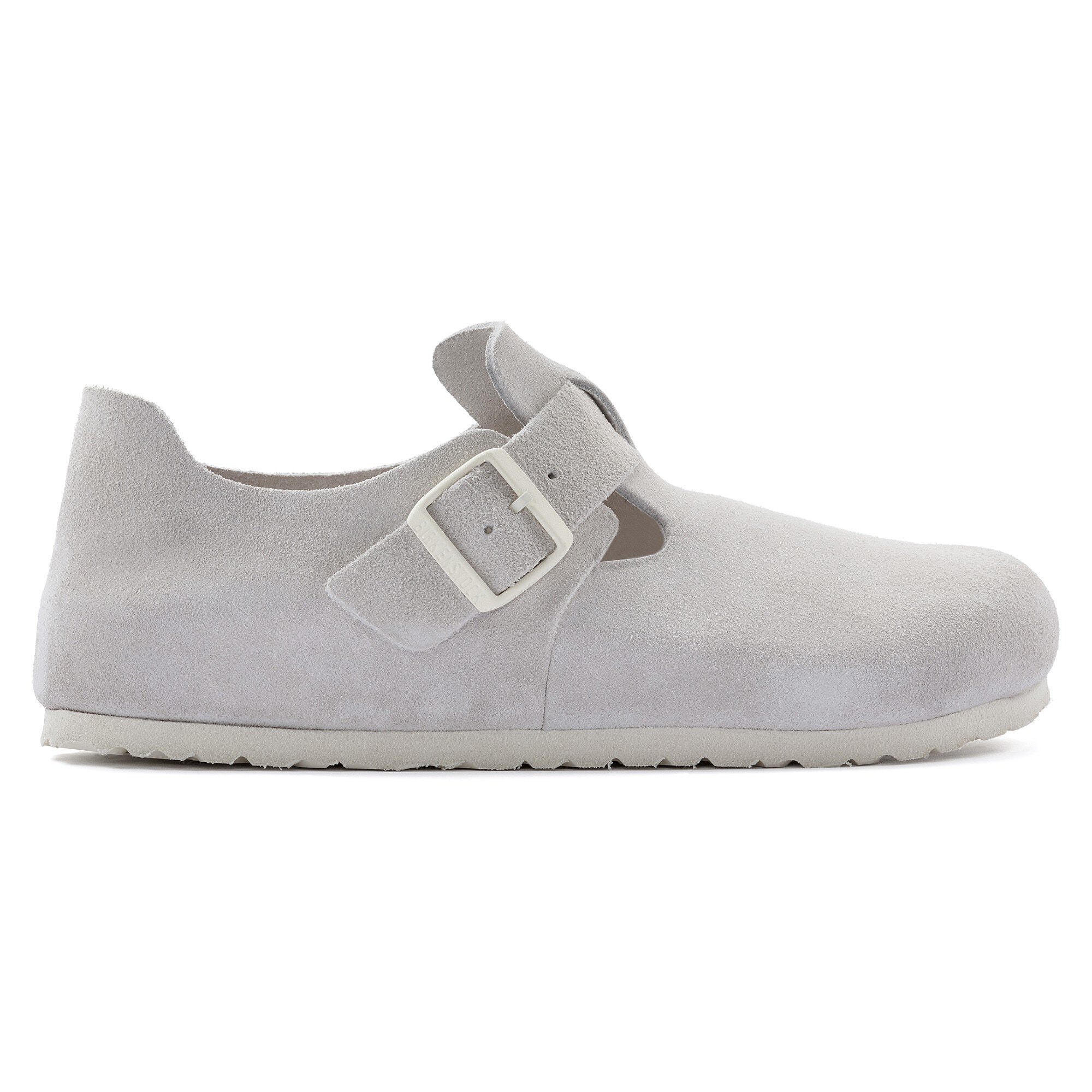 Туфли Birkenstock London Suede Leather, цвет: Состаренный белый — фото 3
