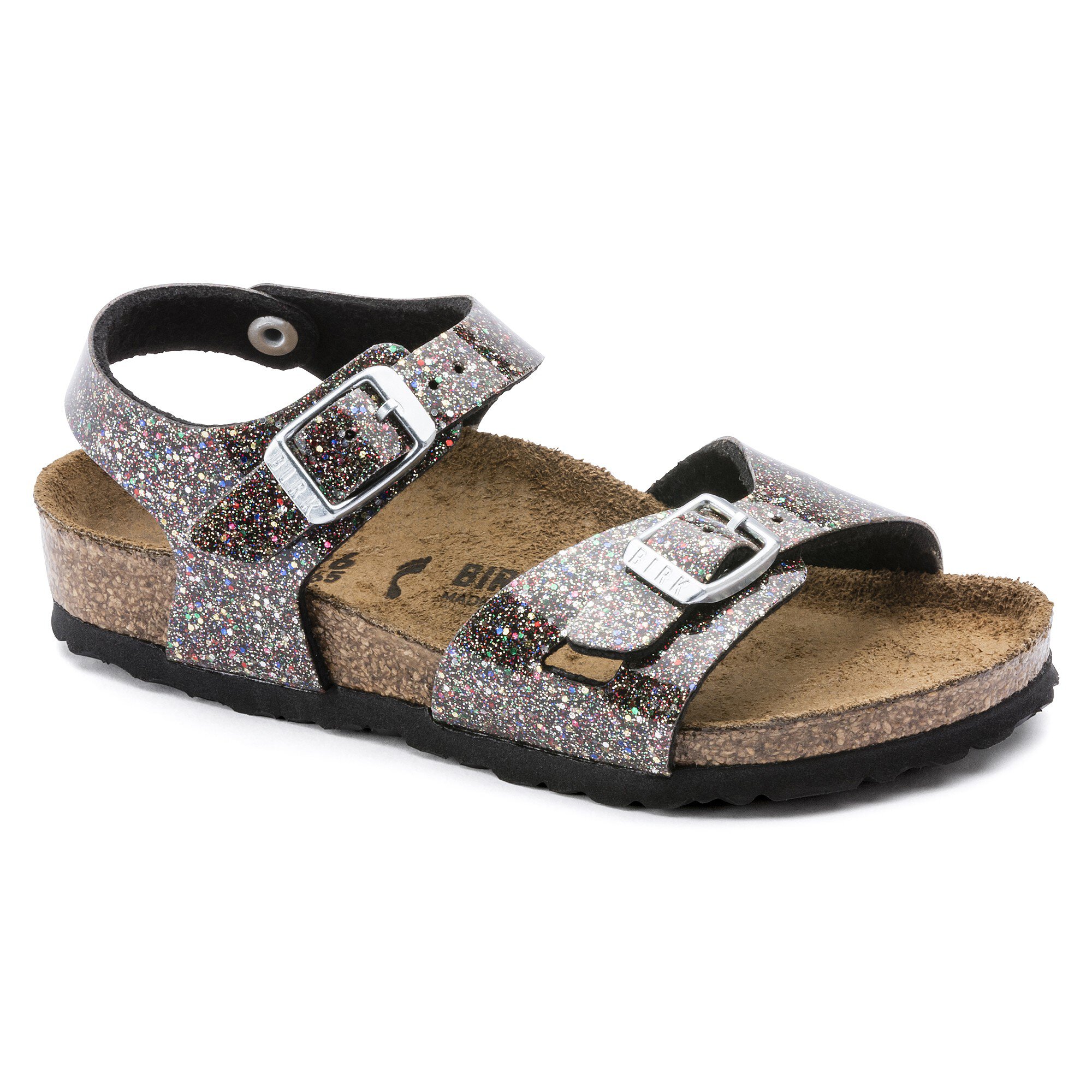 Rio Kids Birko-Flor in Color Cosmic Sparkle Black Multi