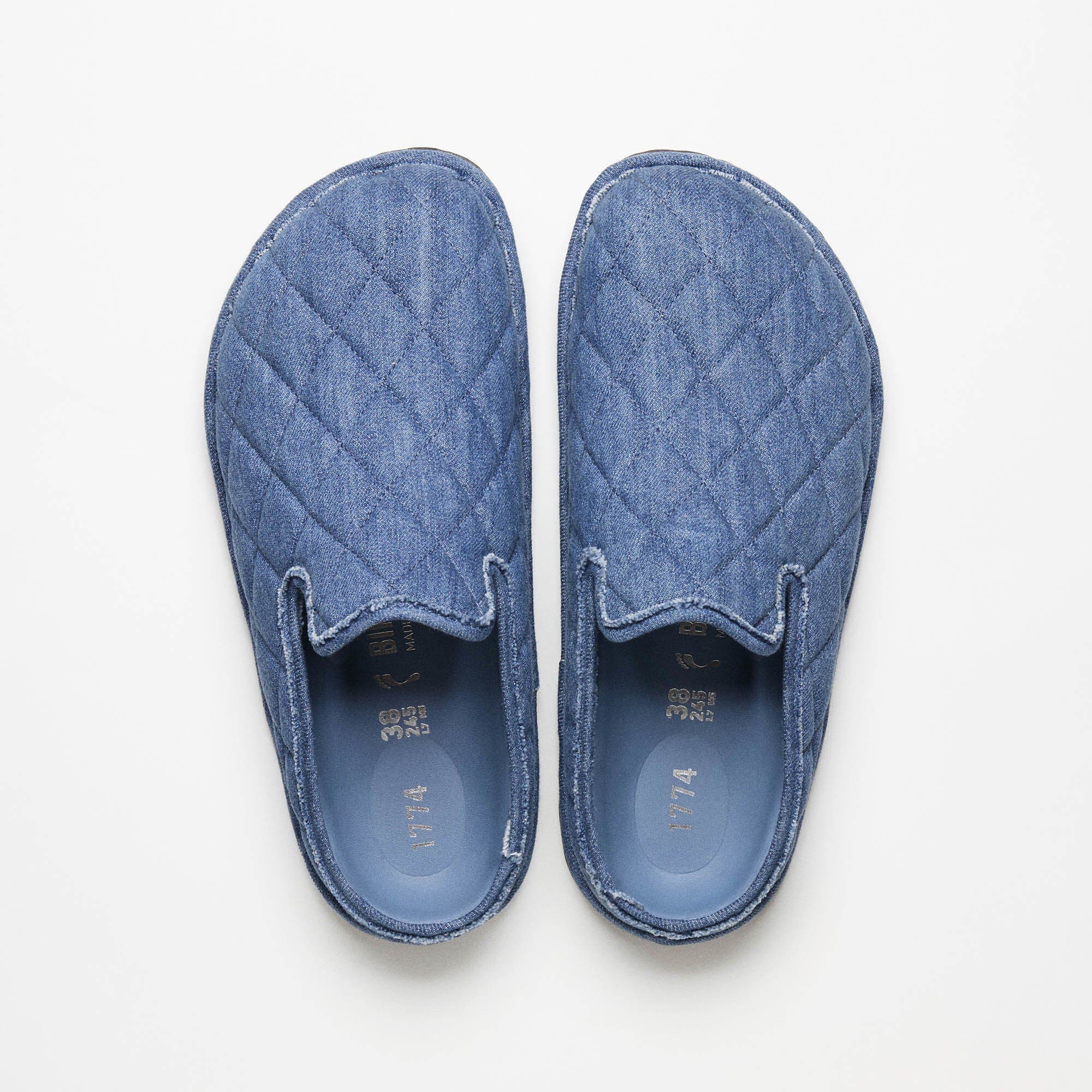 定価6.6万 新品 BIRKENSTOCK 1774 Eliscu 40 デニム 1774 Eliscu Denim Natural Leather-Felt in Color Faded Denim