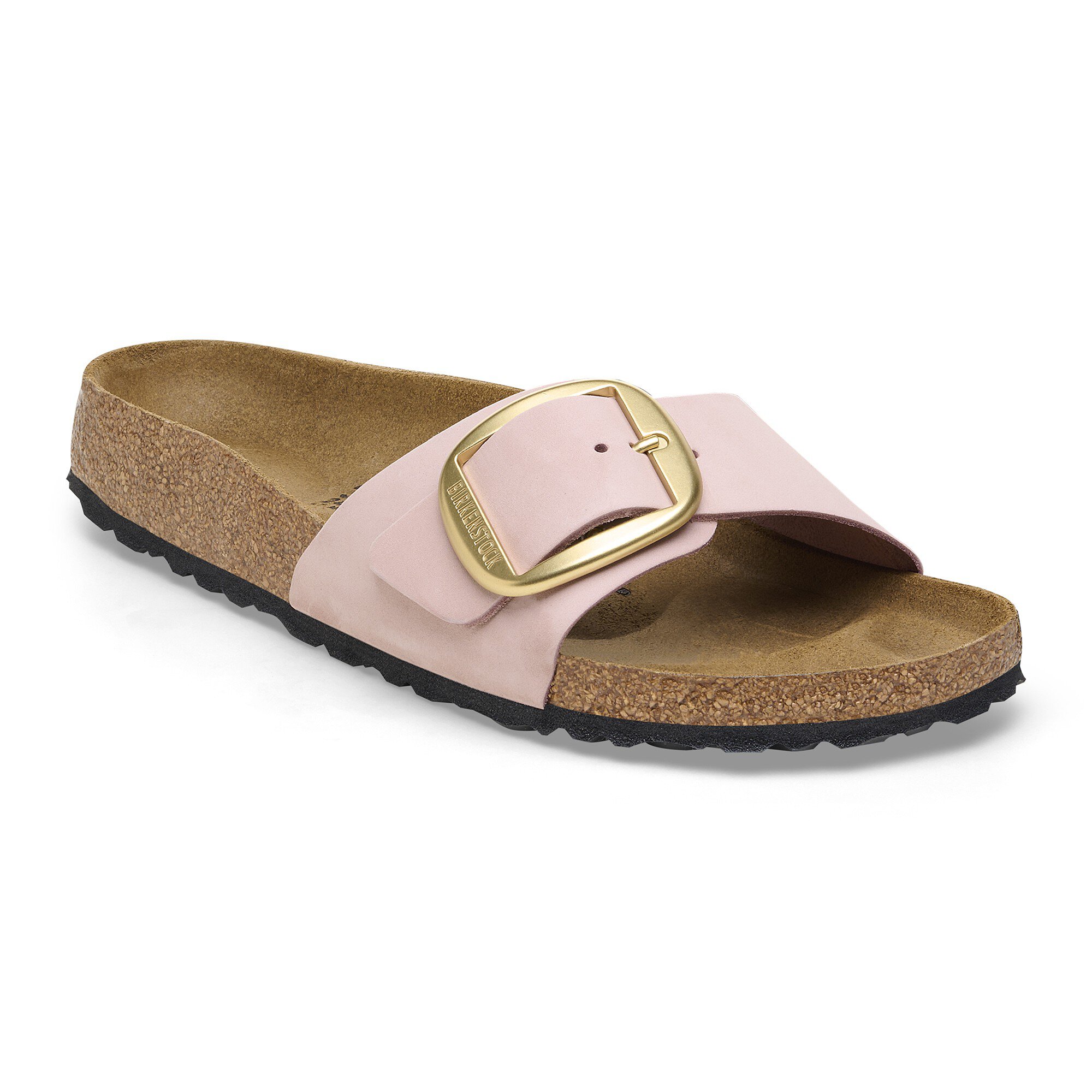 Madrid Big Buckle Nubuck Leather in Color Soft Pink BIRKENSTOCK US