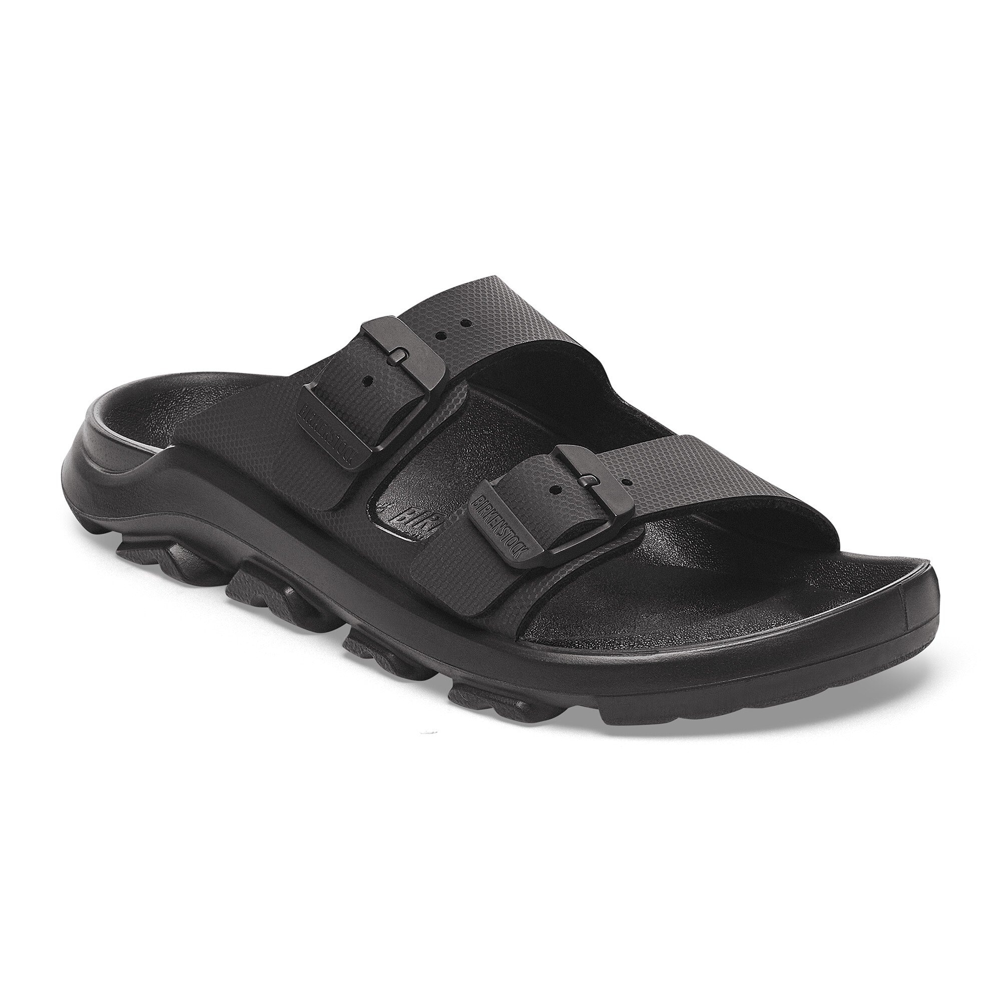 Birkenstock Mogami Terra サンダル 37 Mogami Terra 2 Strap Birko-Flor in Color Apex Black | BIRKENSTOCK US