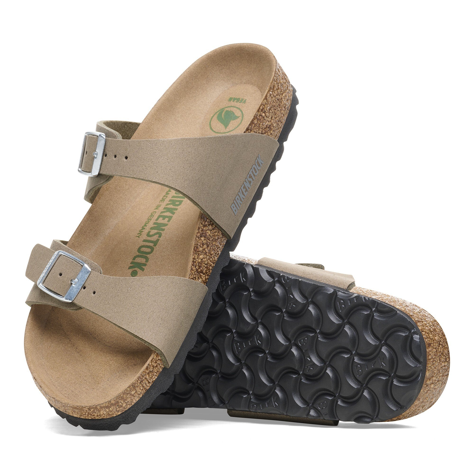 Женские сандалии Birkenstock Sydney Synthetik, цвет: Серый серо-коричневый — фото 6