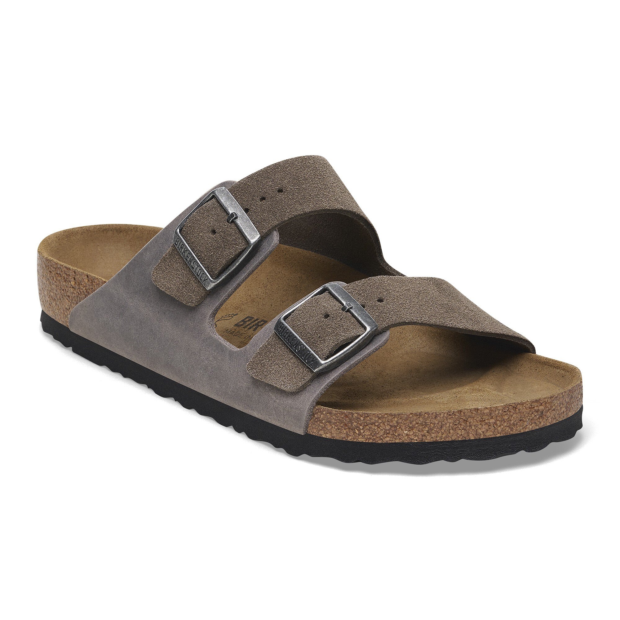 Arizona Mixed Leather in Color Concrete Gray | BIRKENSTOCK US