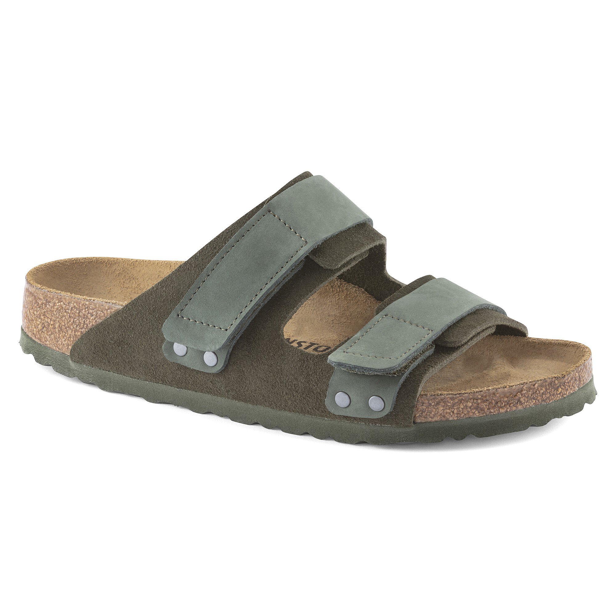 Uji Nubuck-Suede Leather in Color Thyme | BIRKENSTOCK US