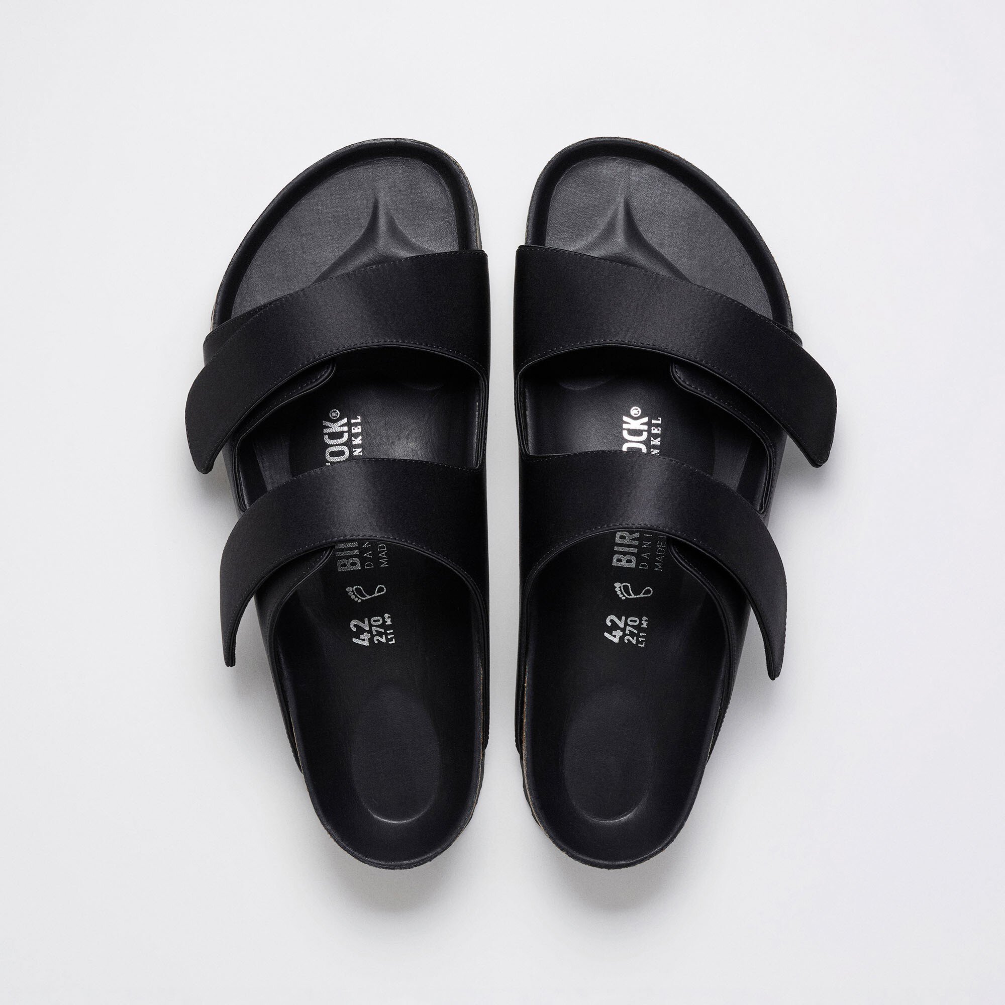 Danielle Frankel Arizona Satin Textile in Color Black | BIRKENSTOCK US Danielle Frankel Arizona Satin Textile in Color Black | BIRKENSTOCK US