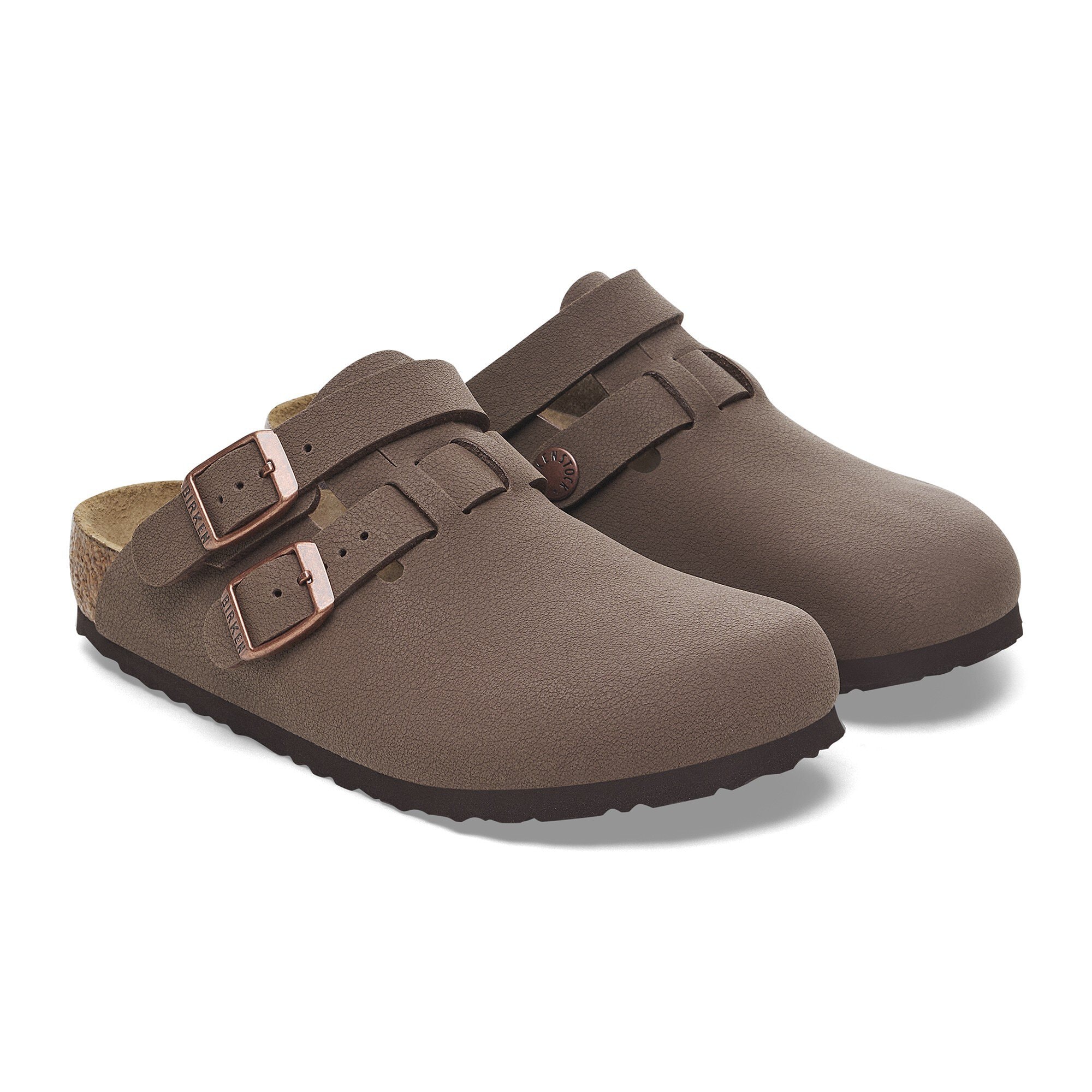 Детские сабо Birkenstock Kay Kids Birko-Flor Nubuck, цвет: Мокко — фото 5