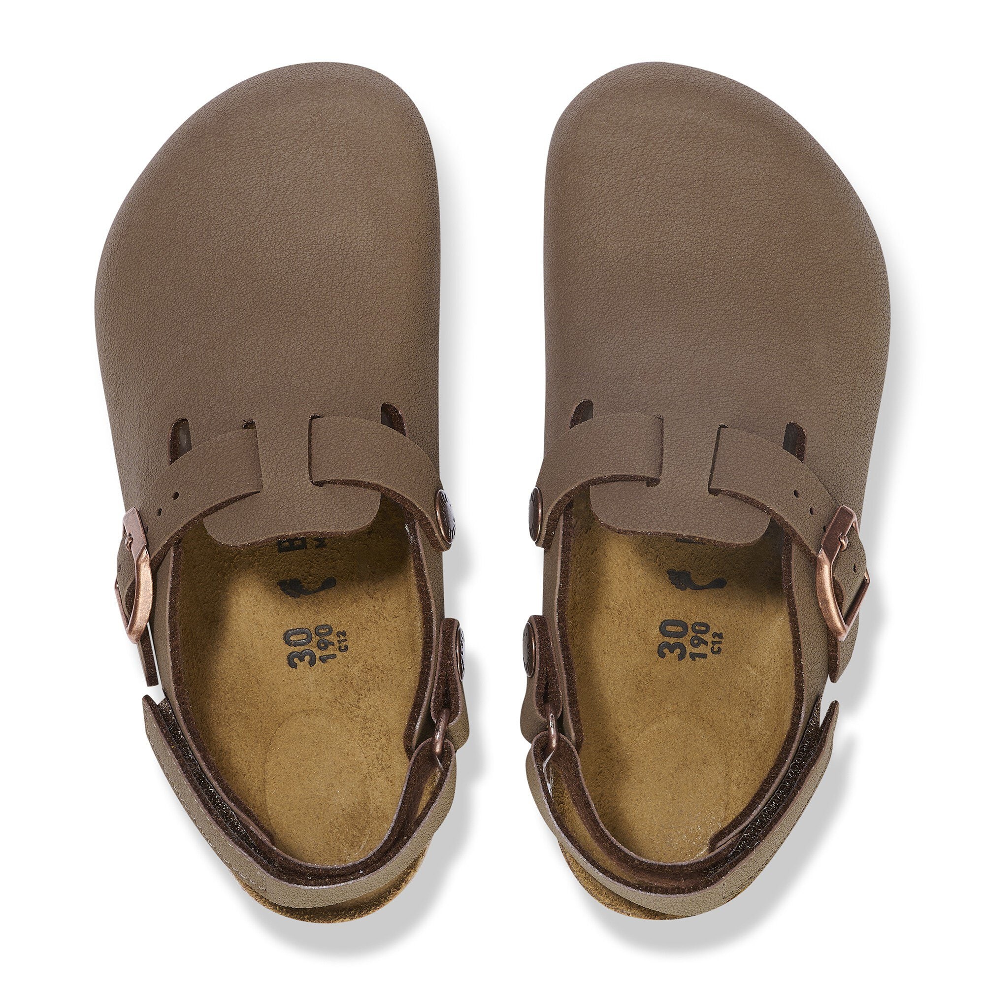Детские сабо Birkenstock Tokio Kids Birko-Flor Nubuck, цвет: Мокко — фото 2