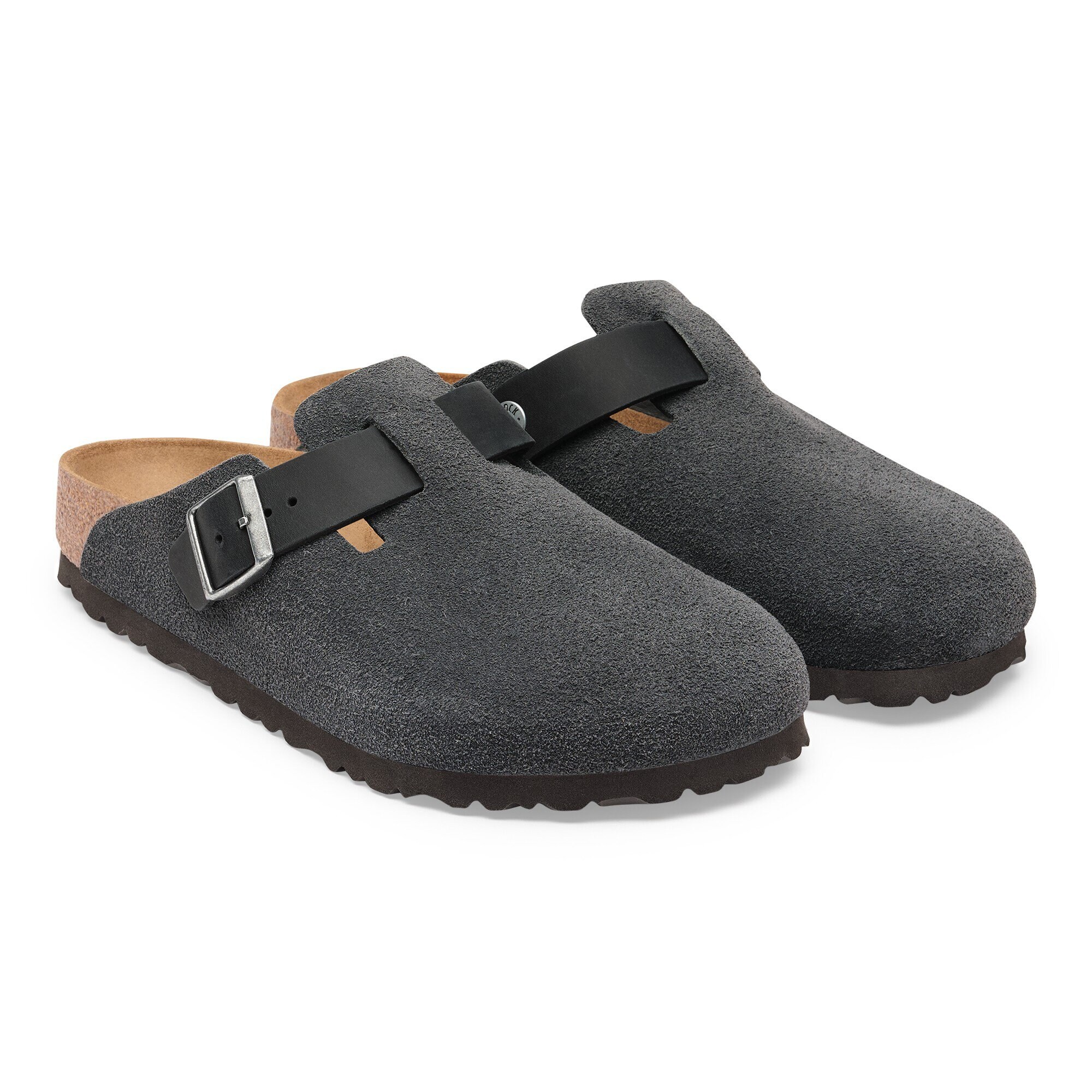 Сабо Birkenstock Boston Mixed Leather, цвет: Угольный — фото 8
