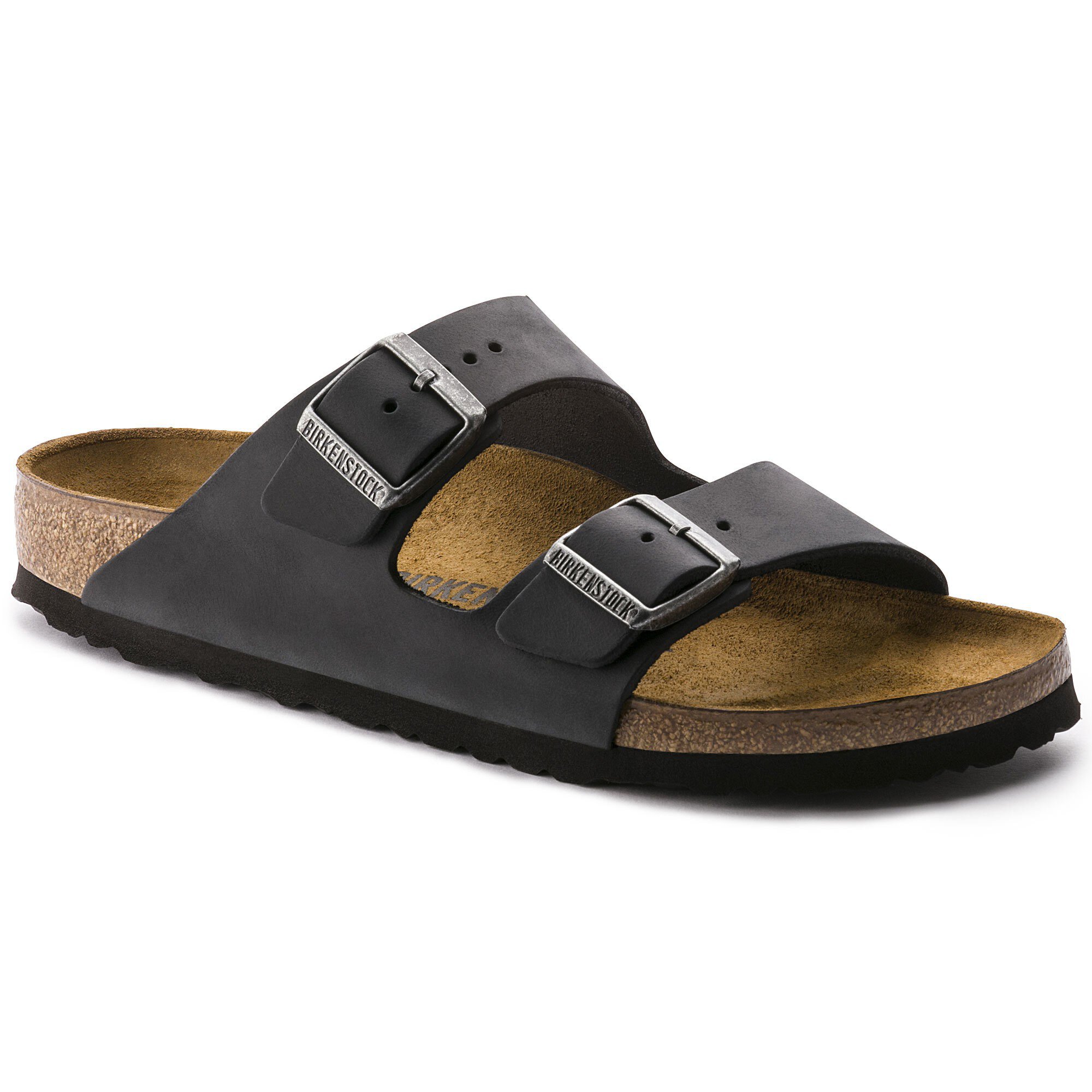 BIRKENSTOCK アリゾナ オイルドレザー ブラック Arizona Oiled Leather in Color Black | BIRKENSTOCK US