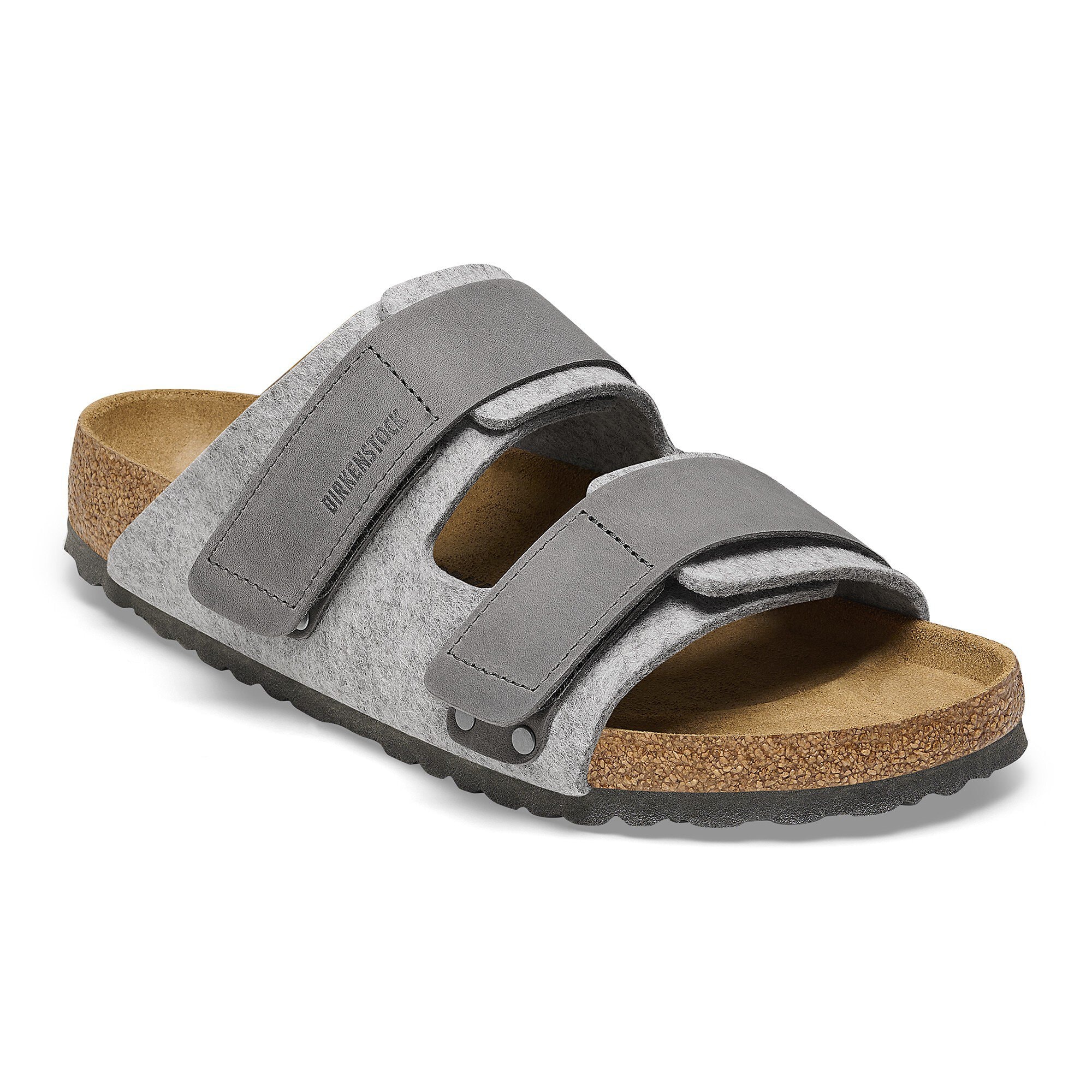 Uji Natural Leather-Felt in Color Light Gray | BIRKENSTOCK US