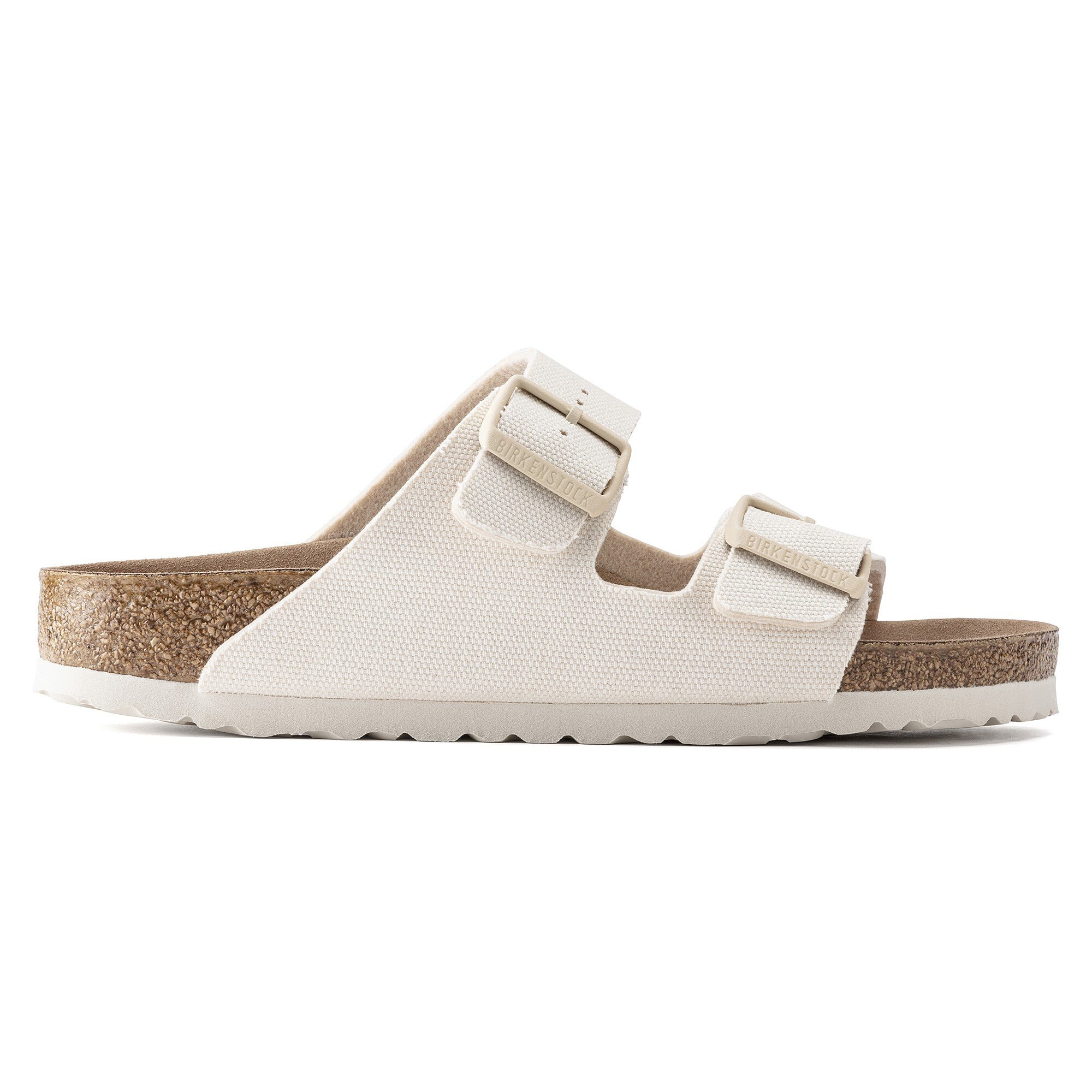 Сандалии Birkenstock Arizona Vegan Textile, цвет: Холщовая яичная скорлупа — фото 3