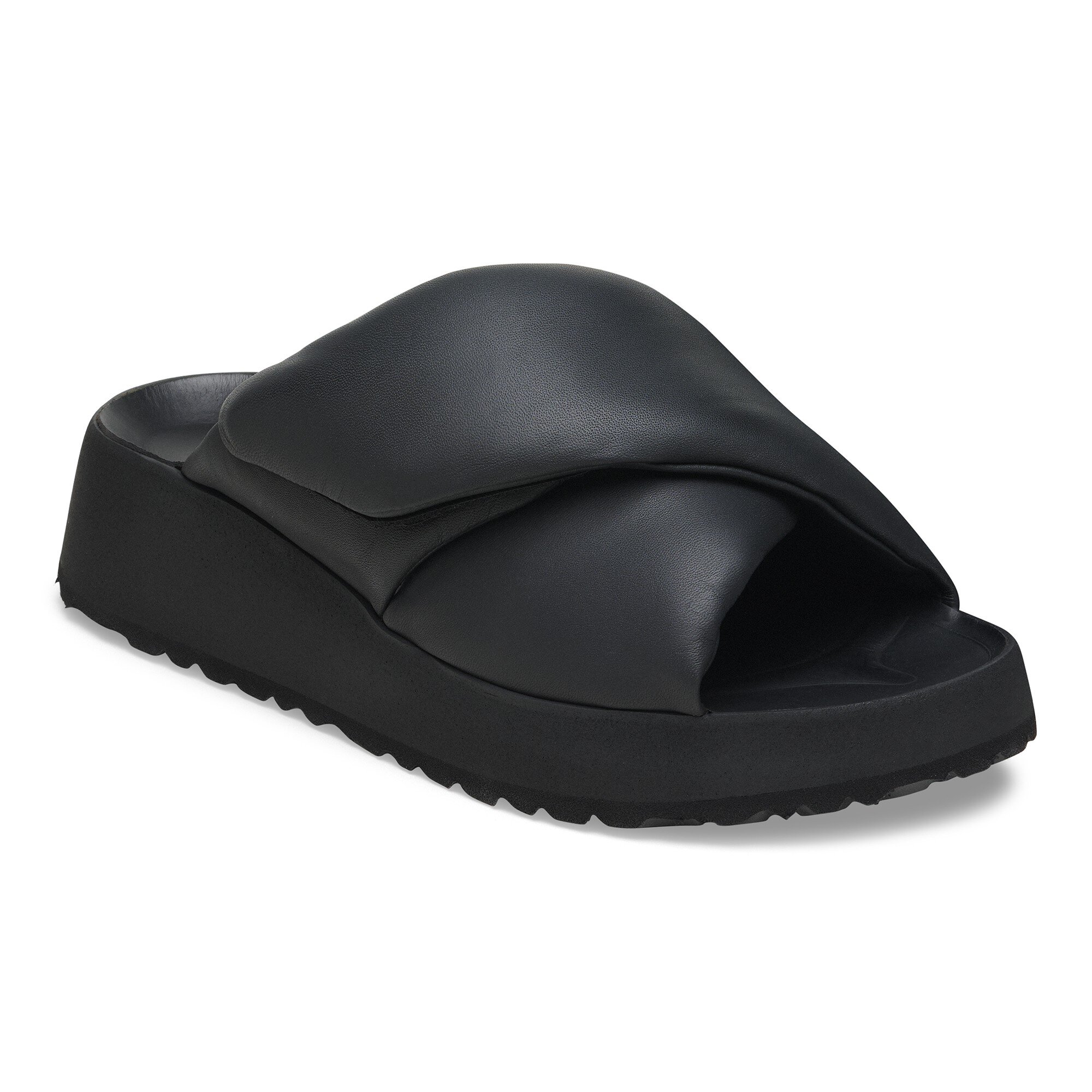 Theda Cross Strap Leather in Color Black | BIRKENSTOCK US