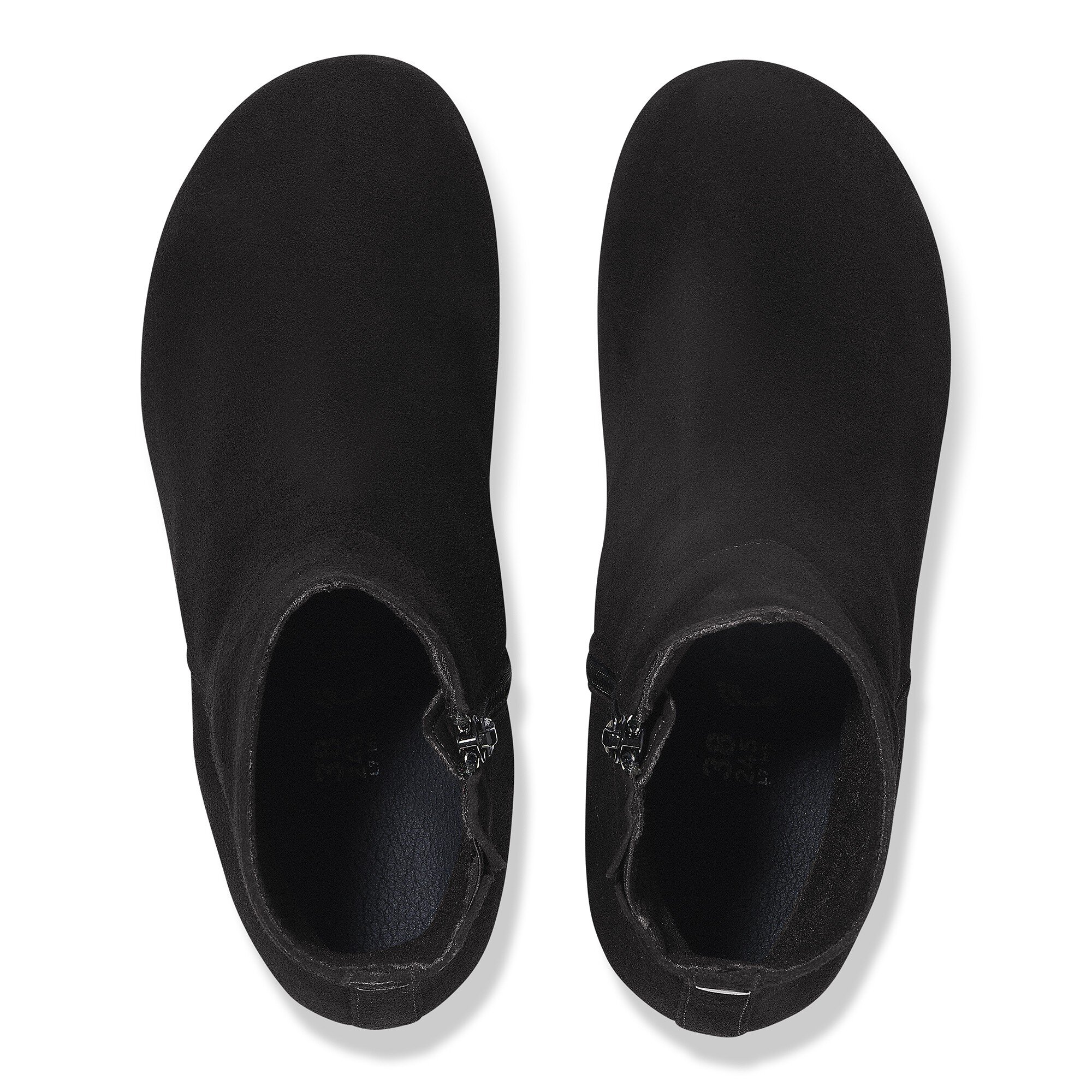Женские ботинки Birkenstock Ebba Suede Leather, цвет: Чёрный — фото 2